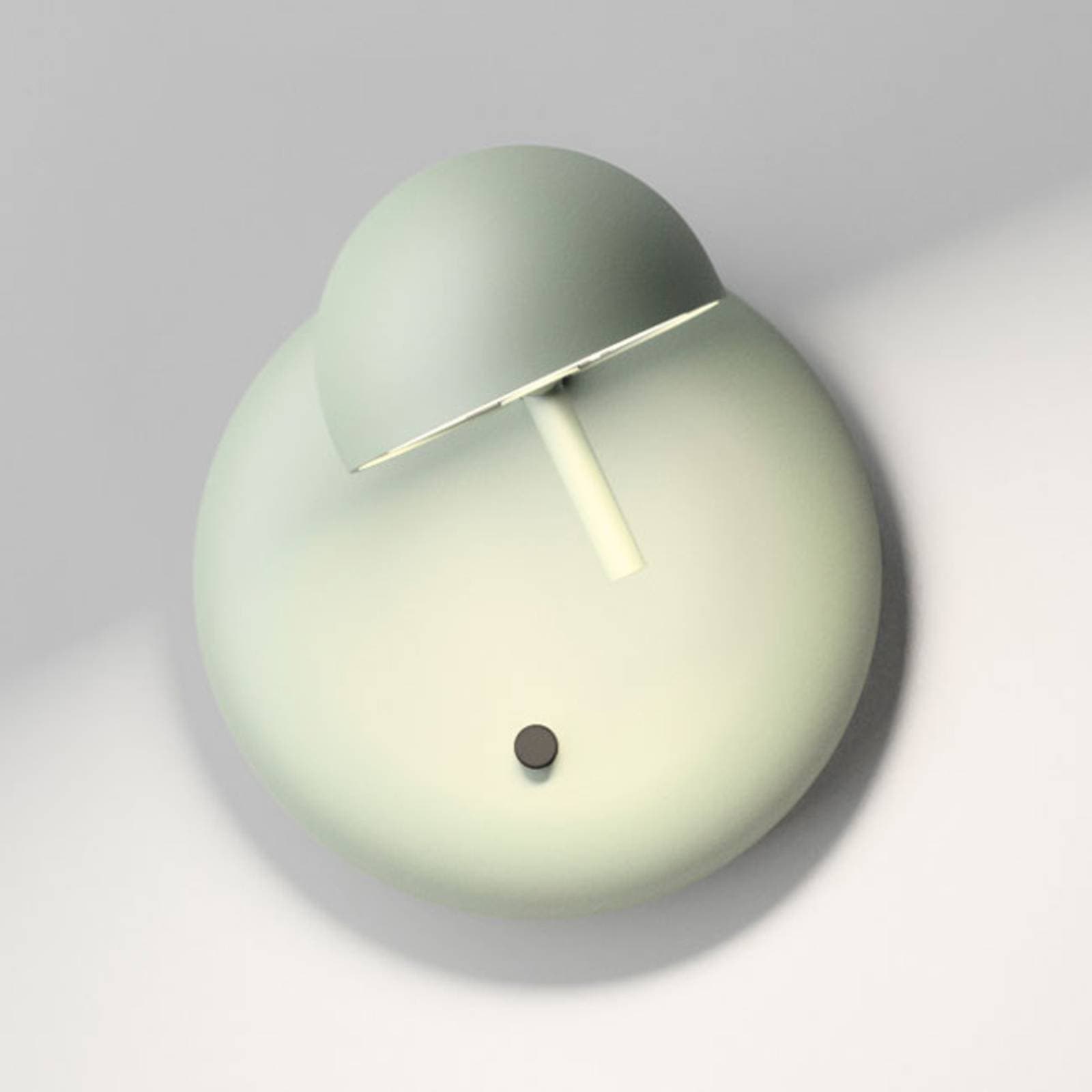 Vibia Pin 1675 LED nástenné svetlo, 11 cm, zelené