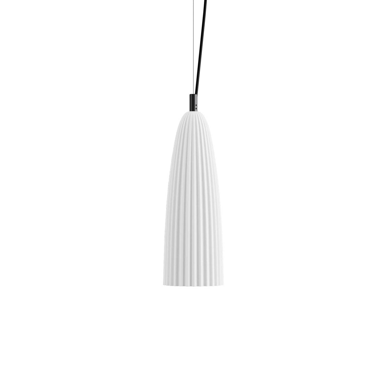 Závesné svietidlo Karman Sahara, biele, Ø 14 cm, keramika, E27