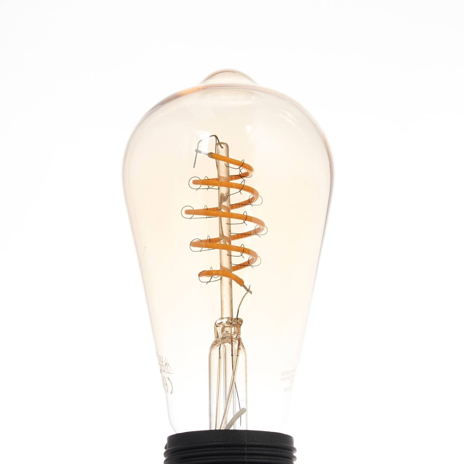 LUUMR Smart LED E27 ST64 4,9 W číra ZigBee Philips Hue