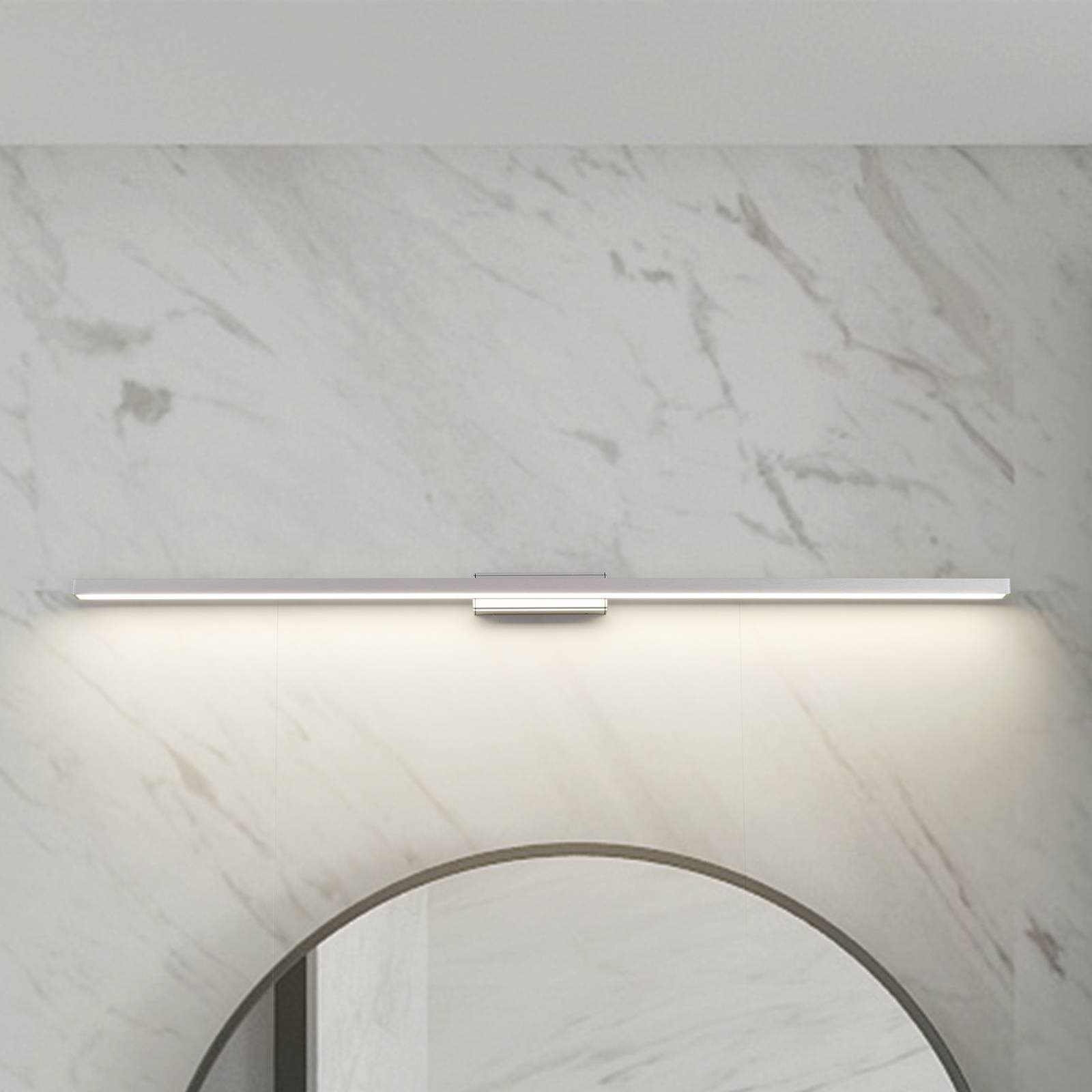 Kúpeľňové a zrkadlové svietidlo Lindby LED Alenia, 120 cm, IP44, sivé
