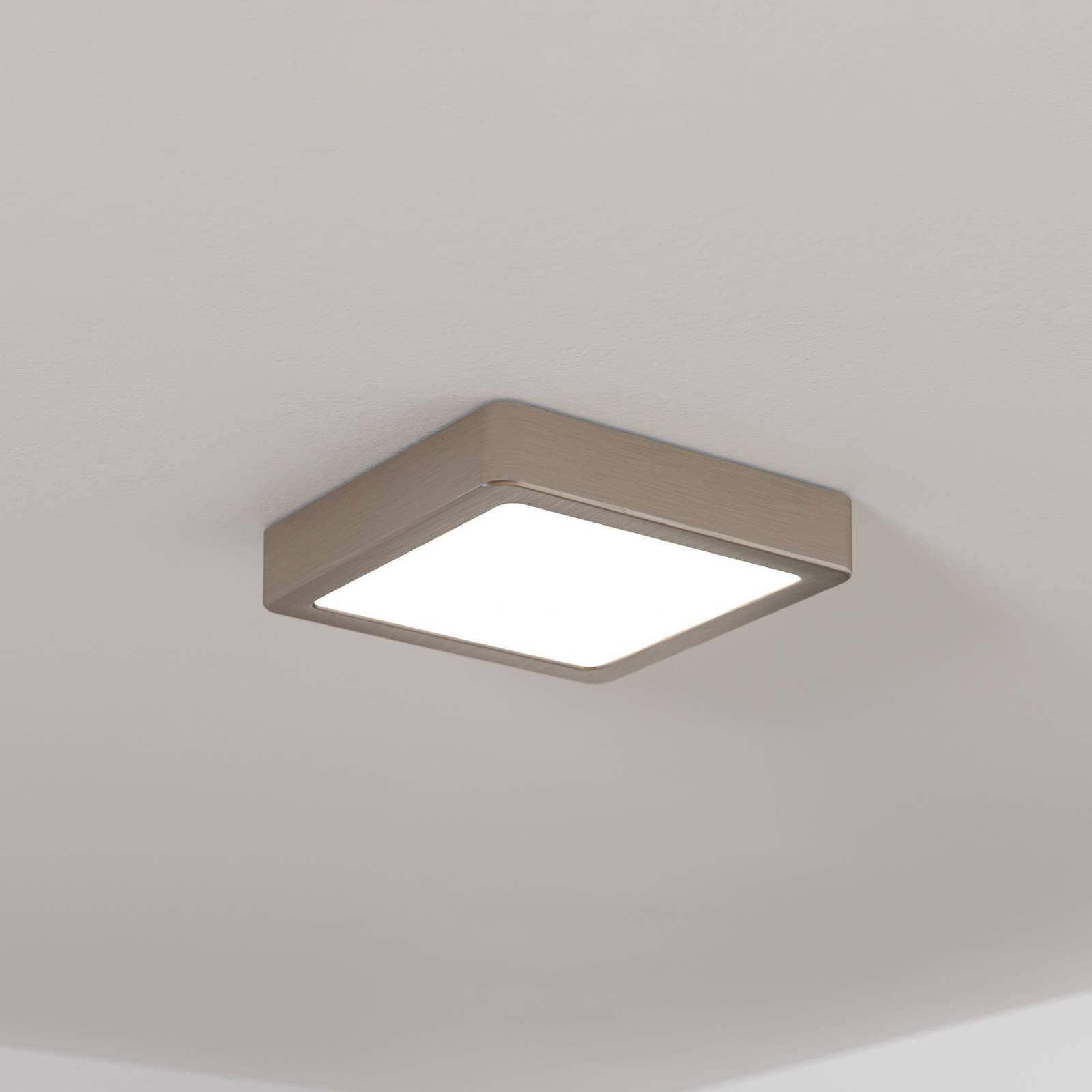 LED panel na povrchovú montáž Fueva 5 IP20 830 nikel 16x16cm