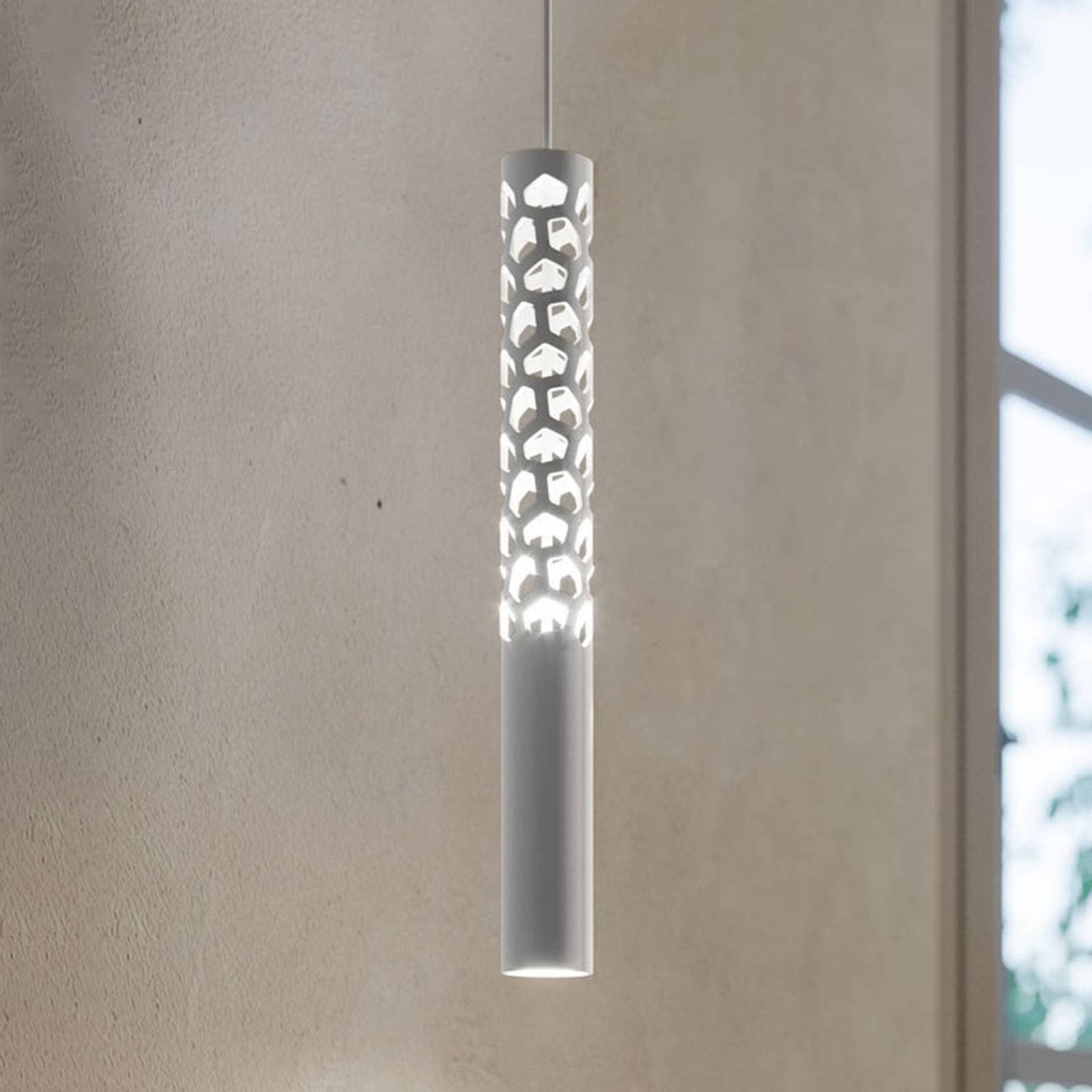 Rotaliana Squiggle H6 závesná lampa, biela, 1-pl.