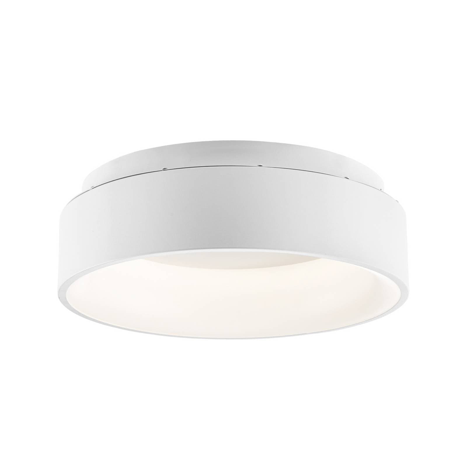 stropné LED svetlo Noah, biele, Ø 45 cm, kov, CCT