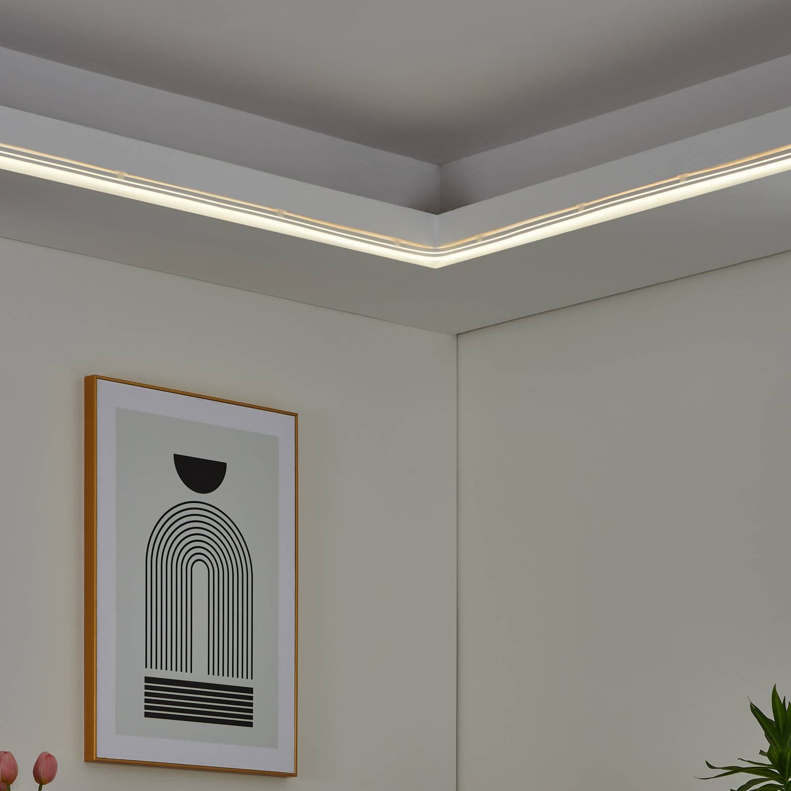 EGLO connect LED-Stripe Neon Stripe-Z, 3 M., RGB, CCT, biela