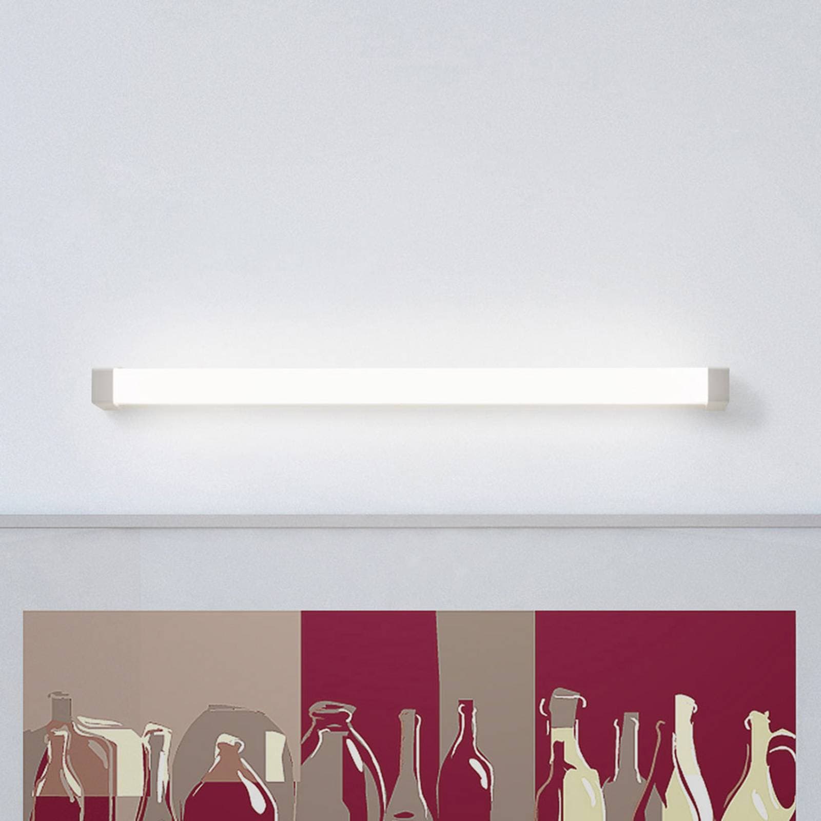 Zrkadlové LED svietidlo 512, 3 000 K, 35 cm, biele
