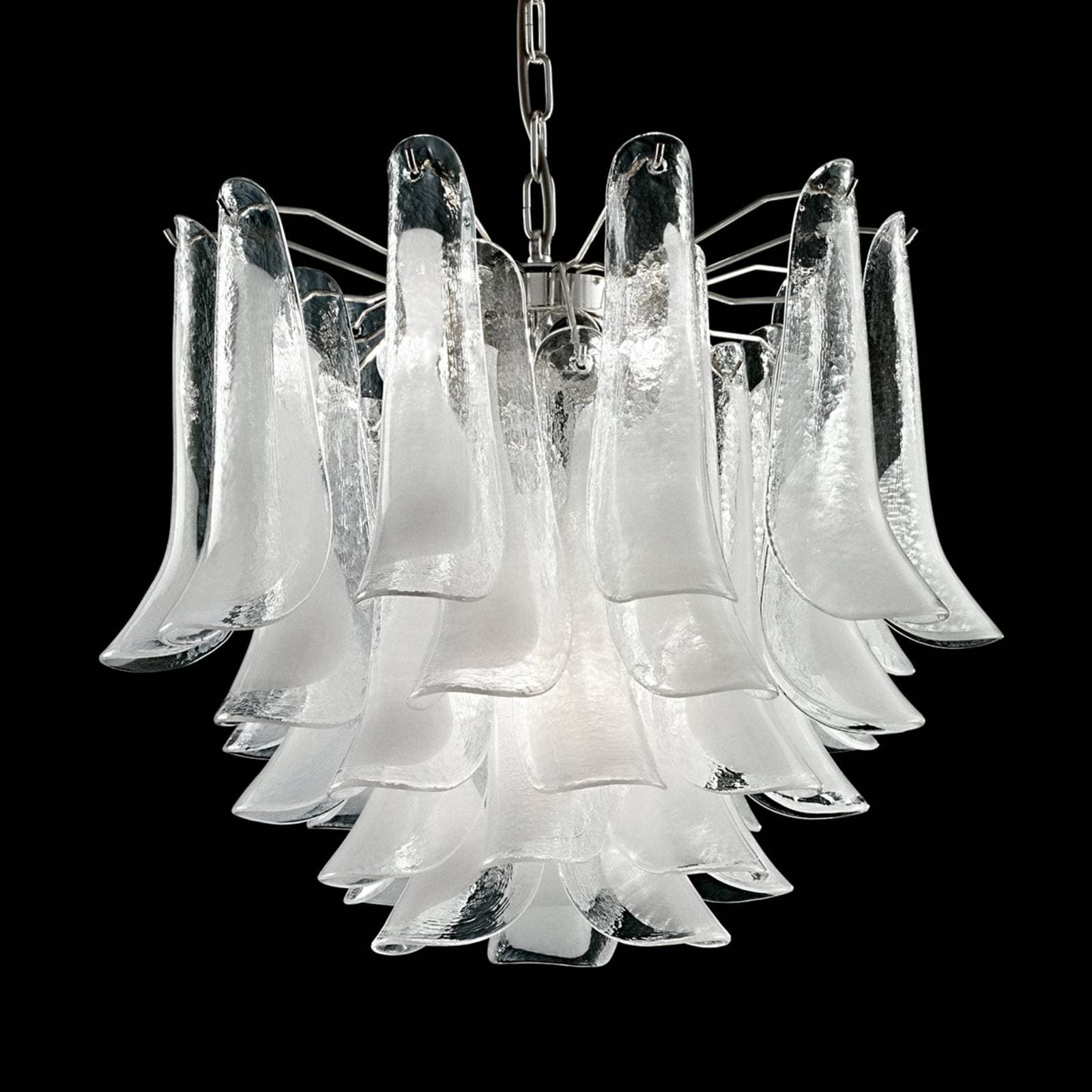 Závesná lampa Tulipani s muránskym sklom Ø 45 cm