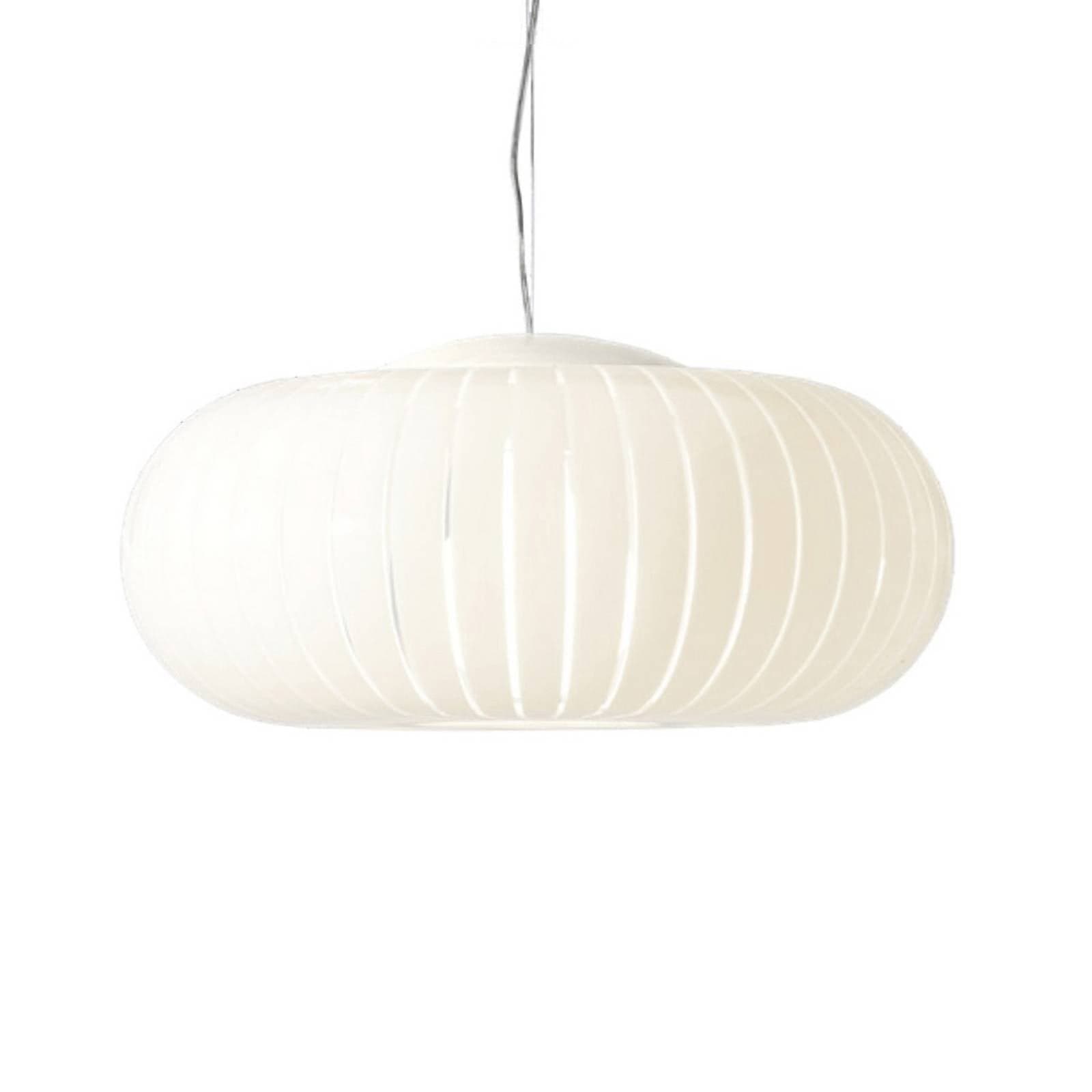 Kartell Závesné svietidlo Teresa, bílé, Ø 50 cm, E27-LED