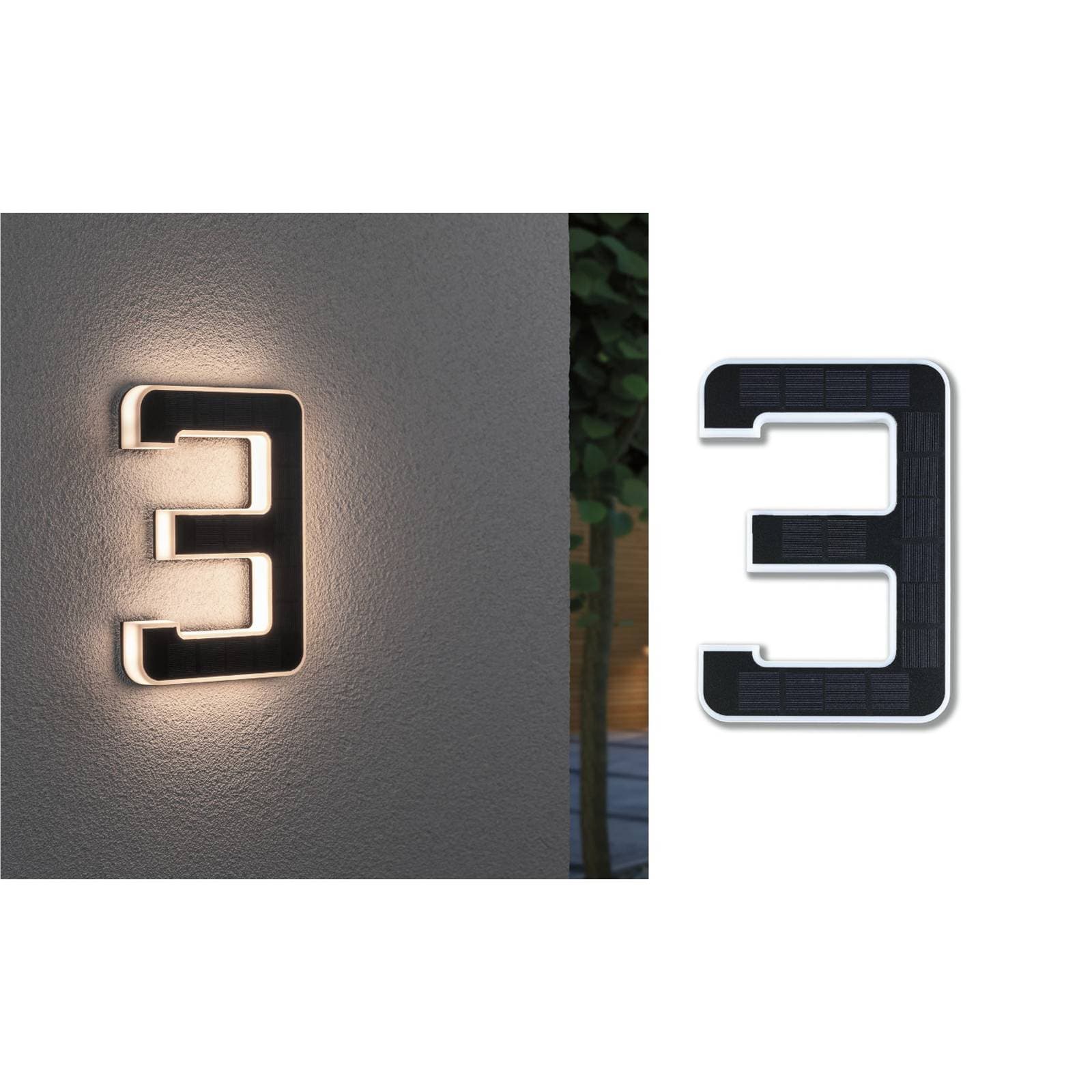 Paulmann solárne LED číslo domu 3