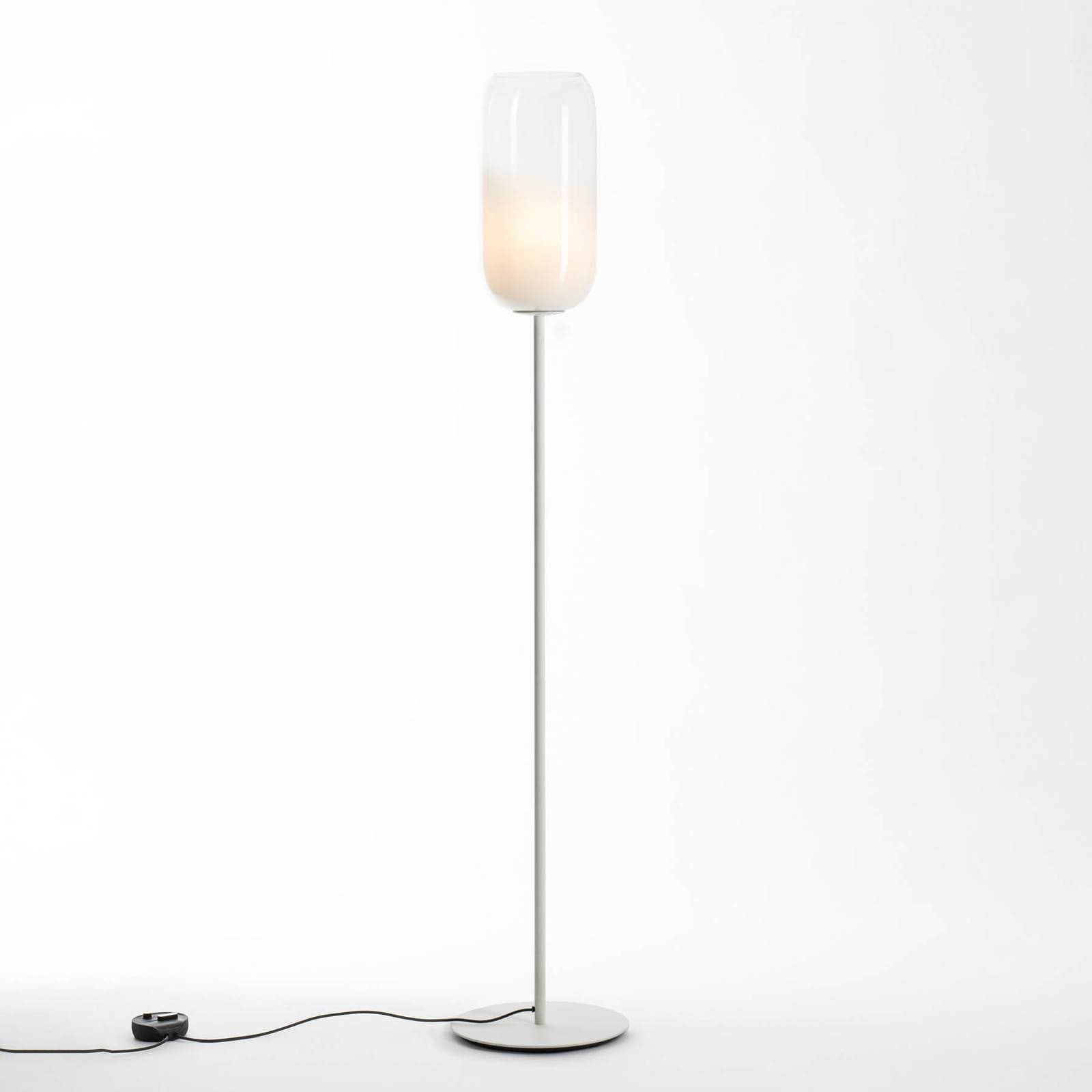 Artemide Gople stojaca lampa, biela/biela