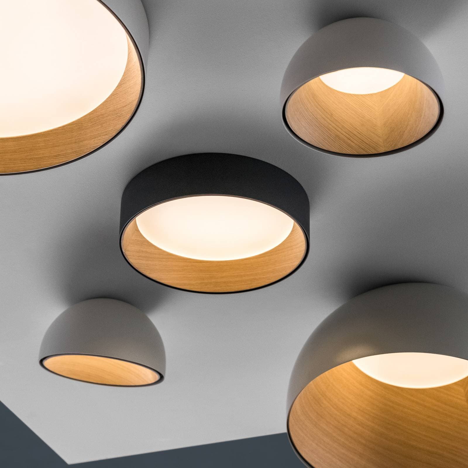 Vibia Duo 4876 šikmé LED stropné LED svetlo, biele