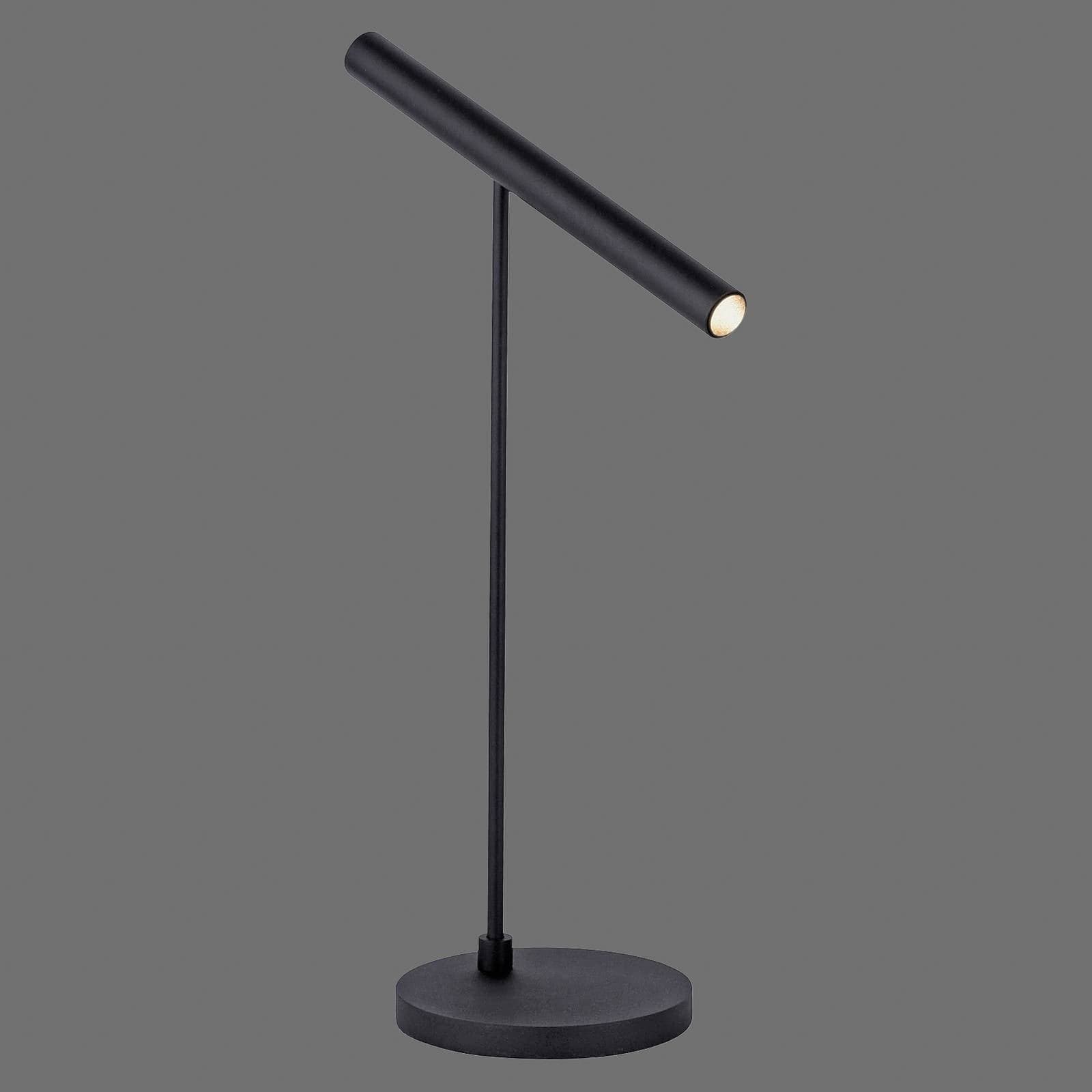 Stolová LED lampa PURE Tutua, stmievač so senzorom, čierna