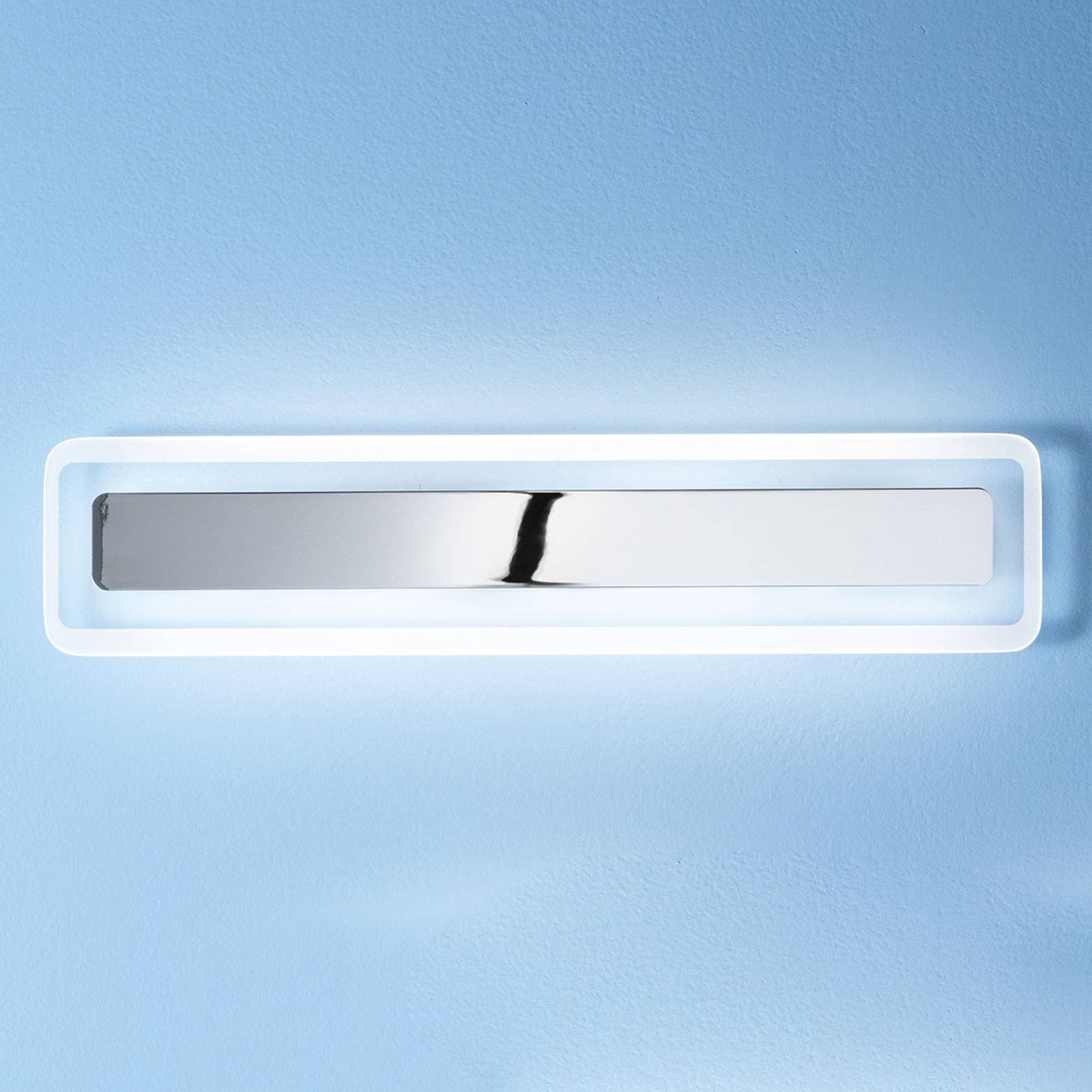 Nástenné LED svietidlo Antille chróm 61,4 cm