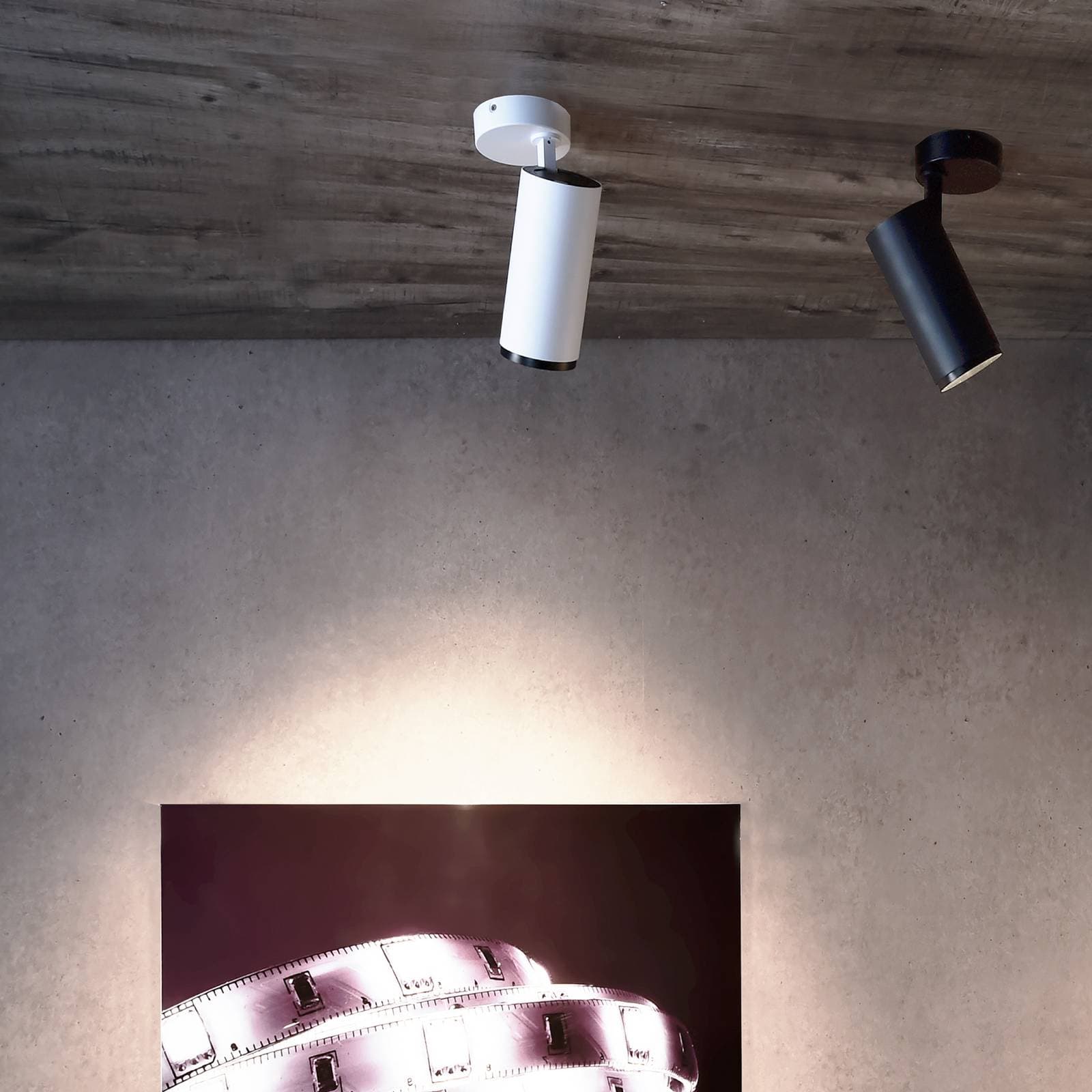 LED stropné bodové svetlá Lucea, nastaviteľný, 10 W biely