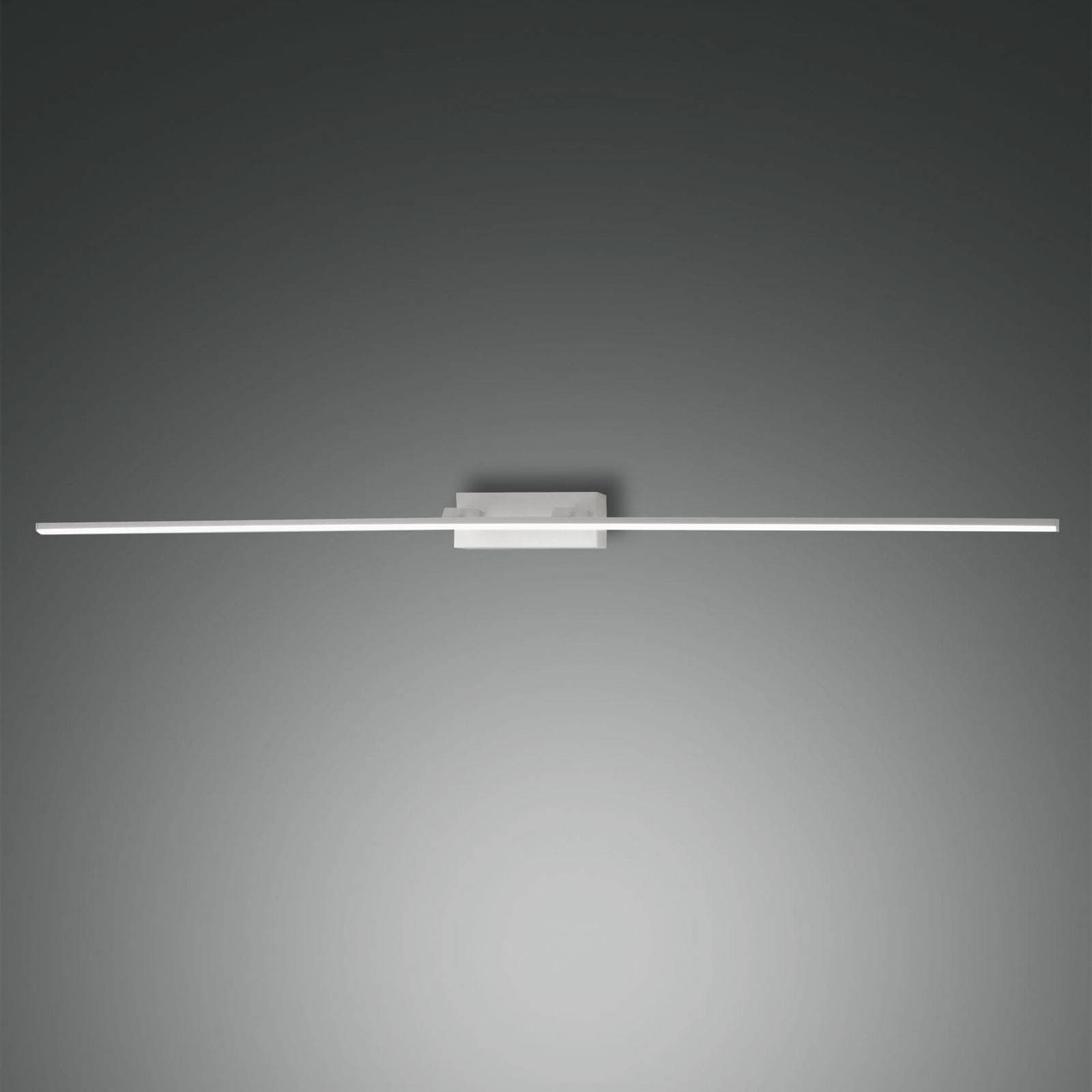 Zrkadlové svetlo Nala LED, biele, šírka 110 cm, kov