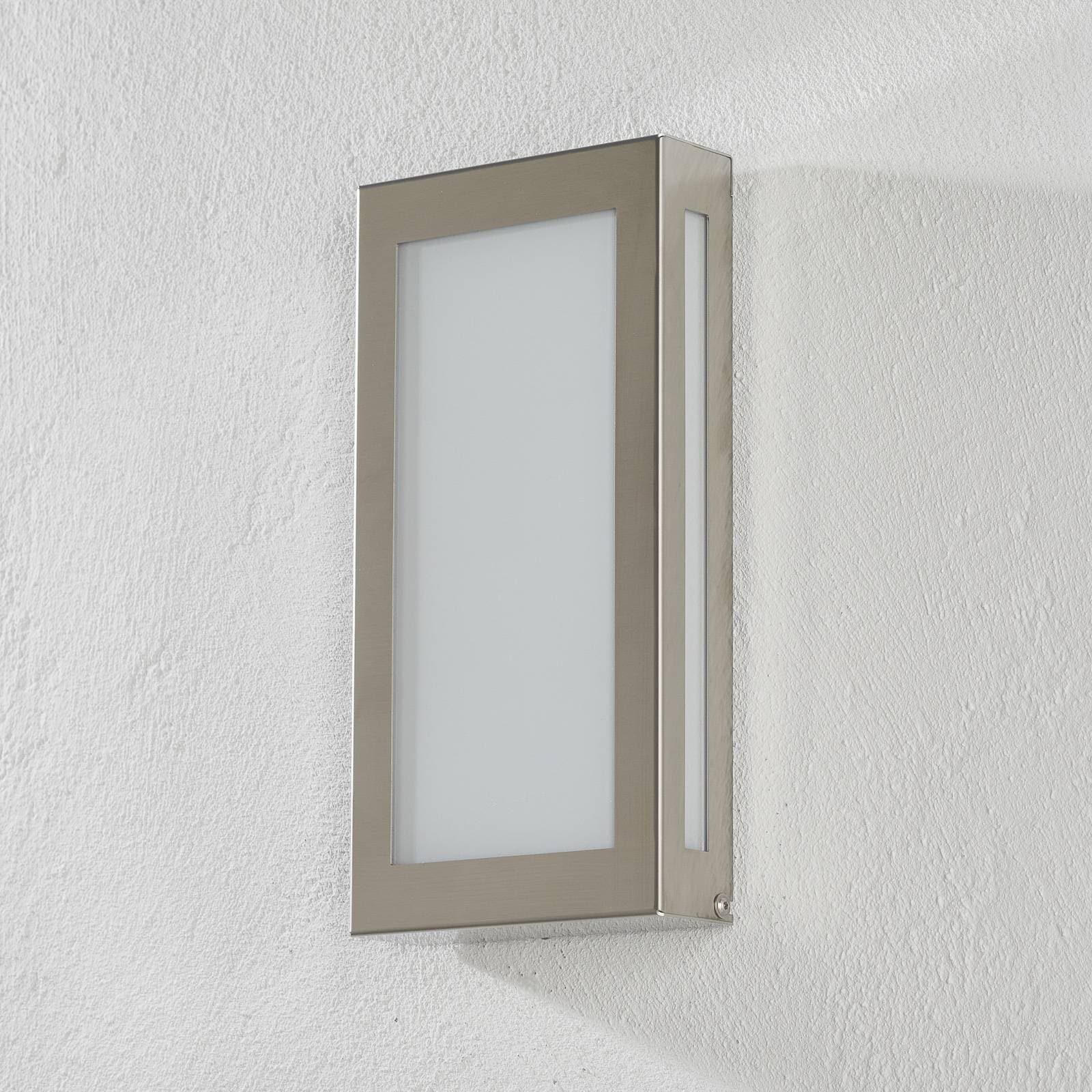 LED vonkajšie nástenné svietidlo Aqua Rain Mini, nerezová oceľ