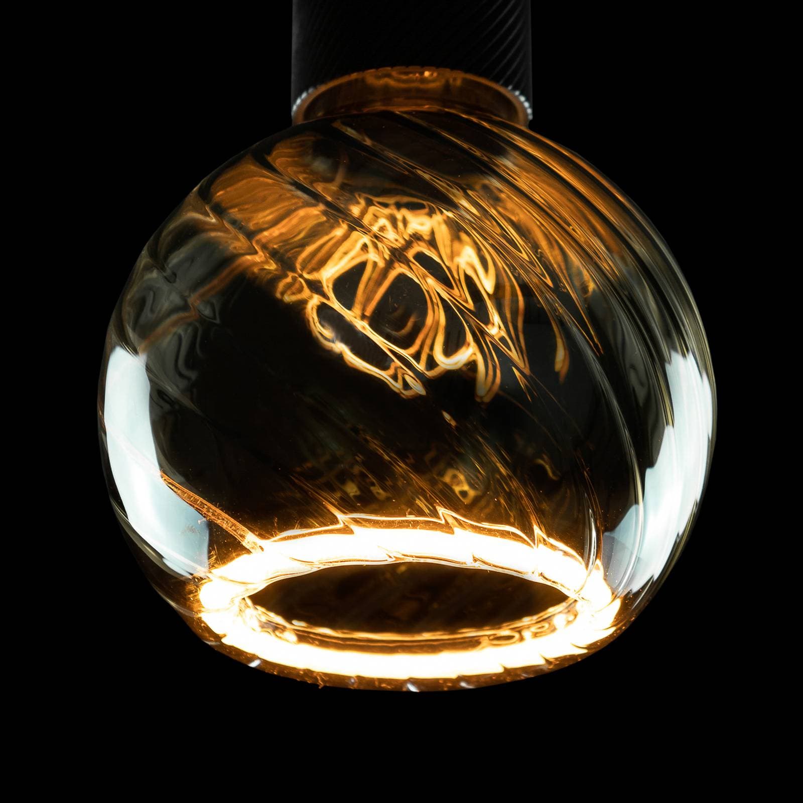 SEGULA LED floating globe G125 E27 6W twist dymová