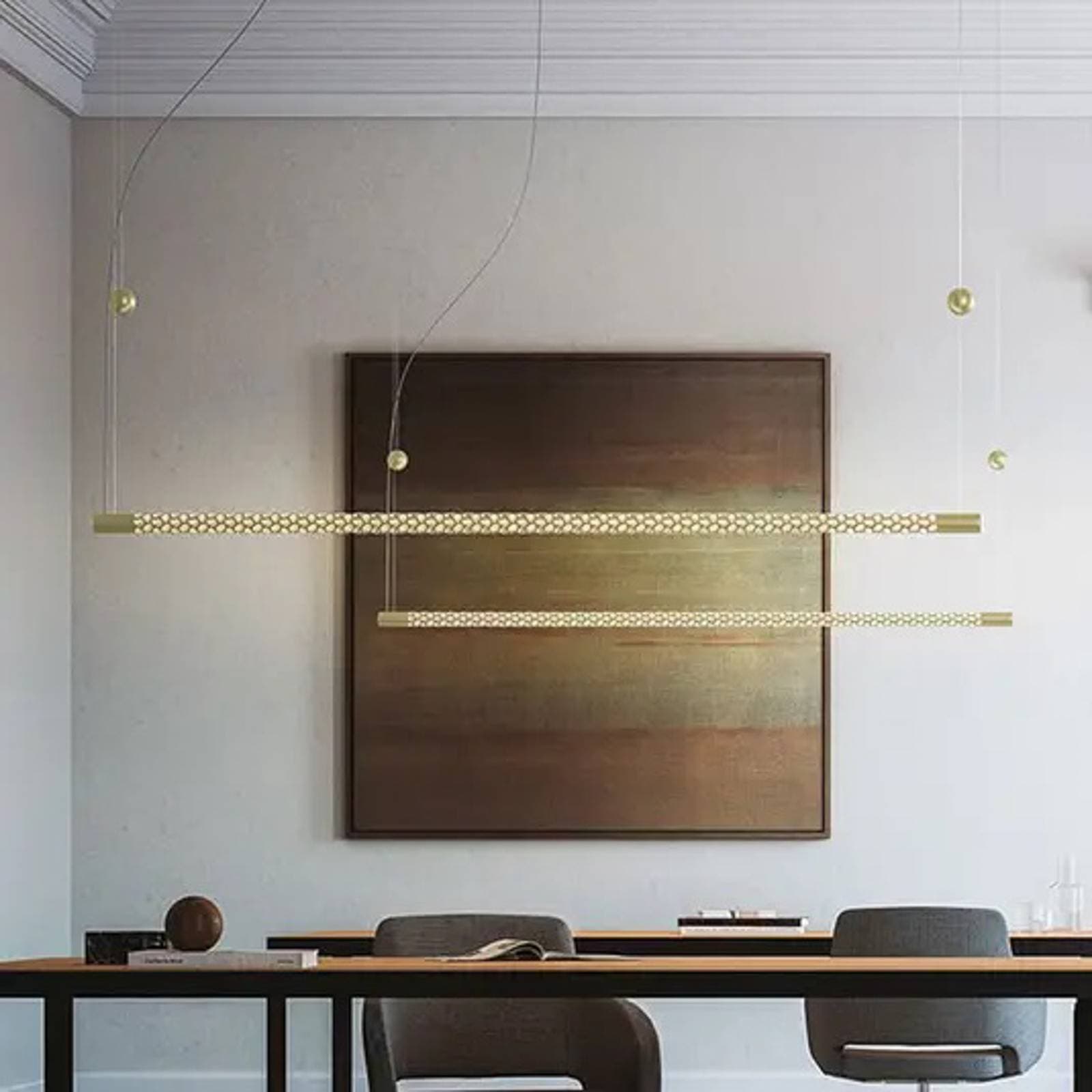 Rotaliana Squiggle H9 LED závesné svietidlo čierna 176 cm