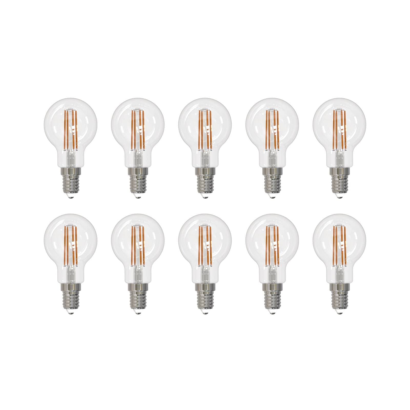 Arcchio LED žiarovka E14 G45, sada 10 kusov, 2700 K