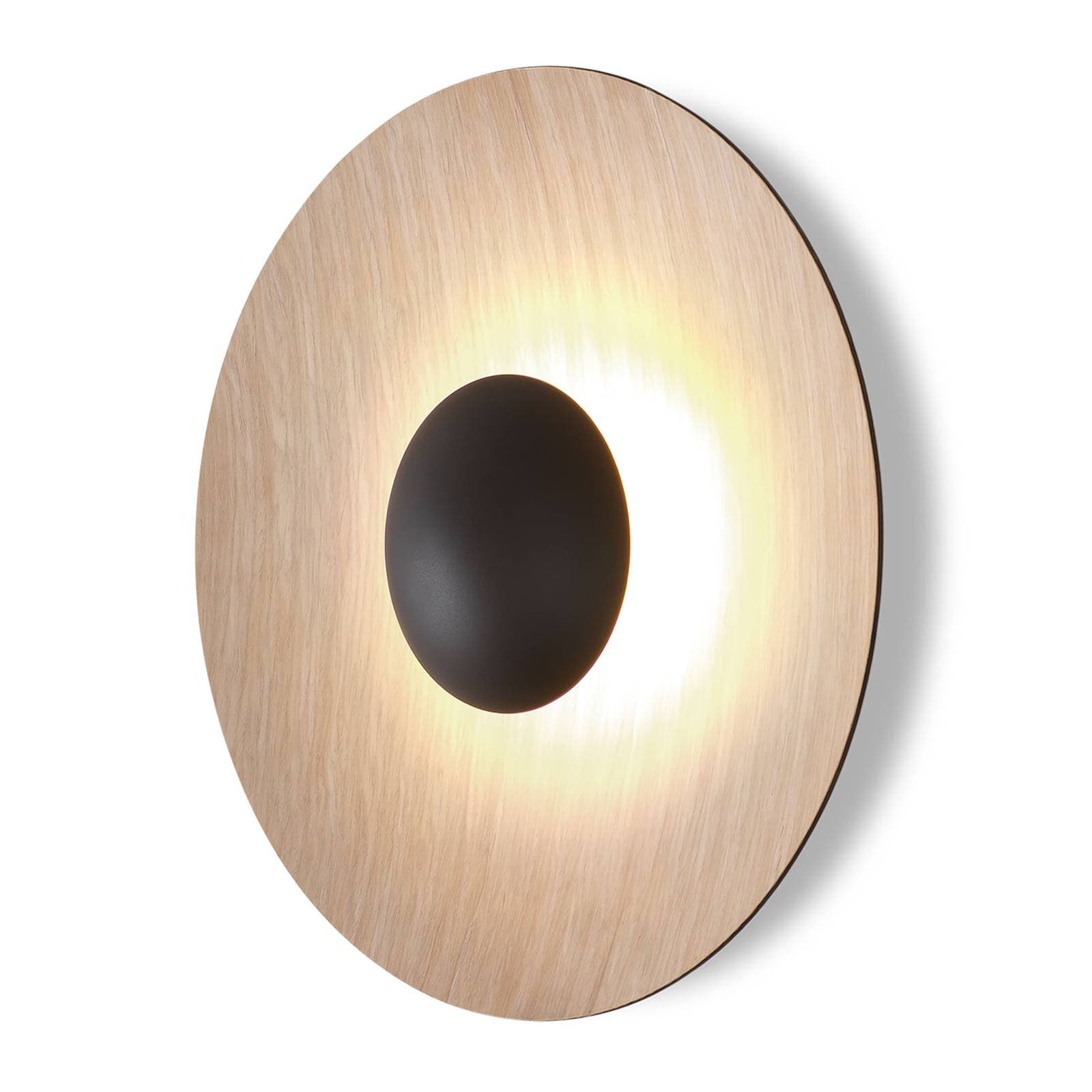 MARSET Ginger 32C LED svetlo Ø 32 cm dub/dub