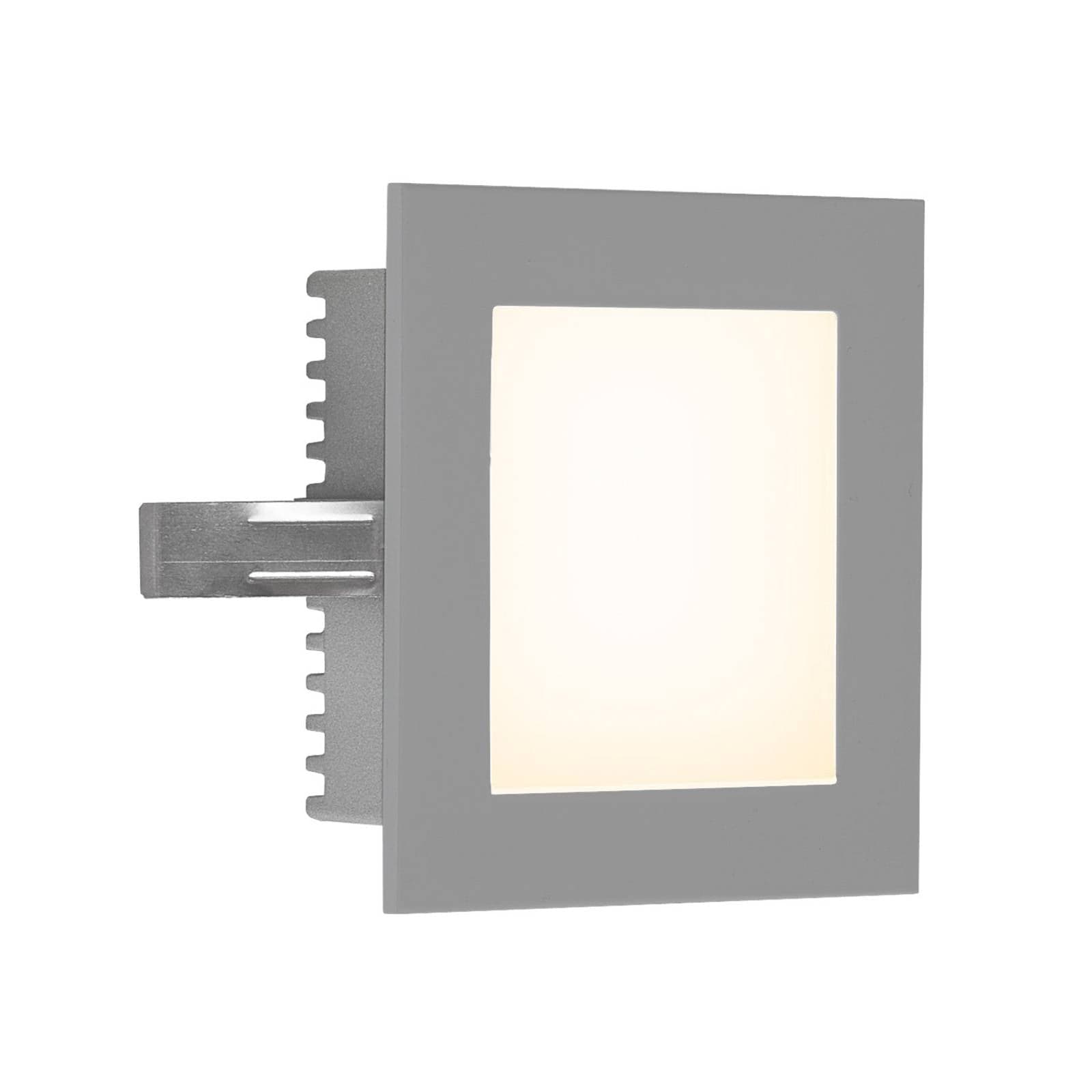 EVN P2180 LED svietidlo na zabudovanie do steny, 3 000 K, strieborné