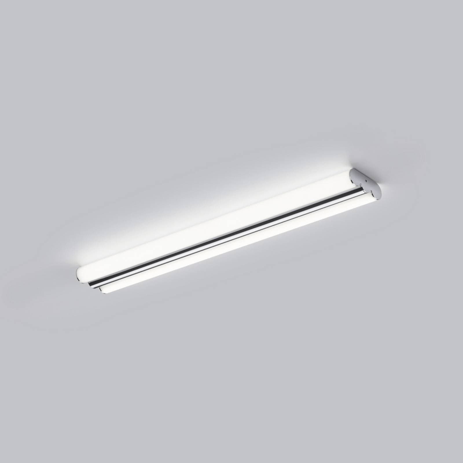 Helestra LED zrkadlo svetlo LOOM, dĺžka 60 cm, chróm, IP44