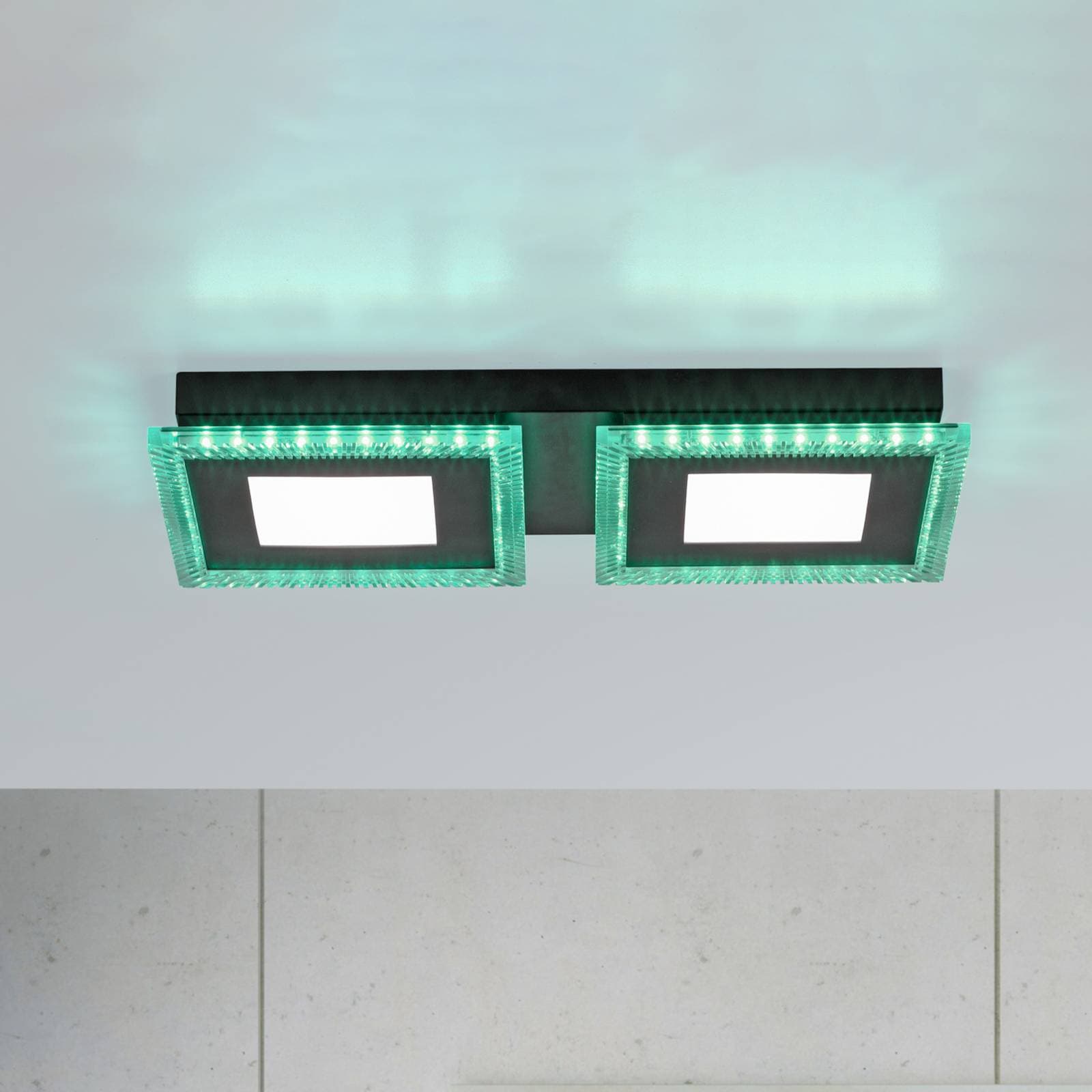 LED svetlo Acri CCT RGB diaľkové ovládanie 44x20cm