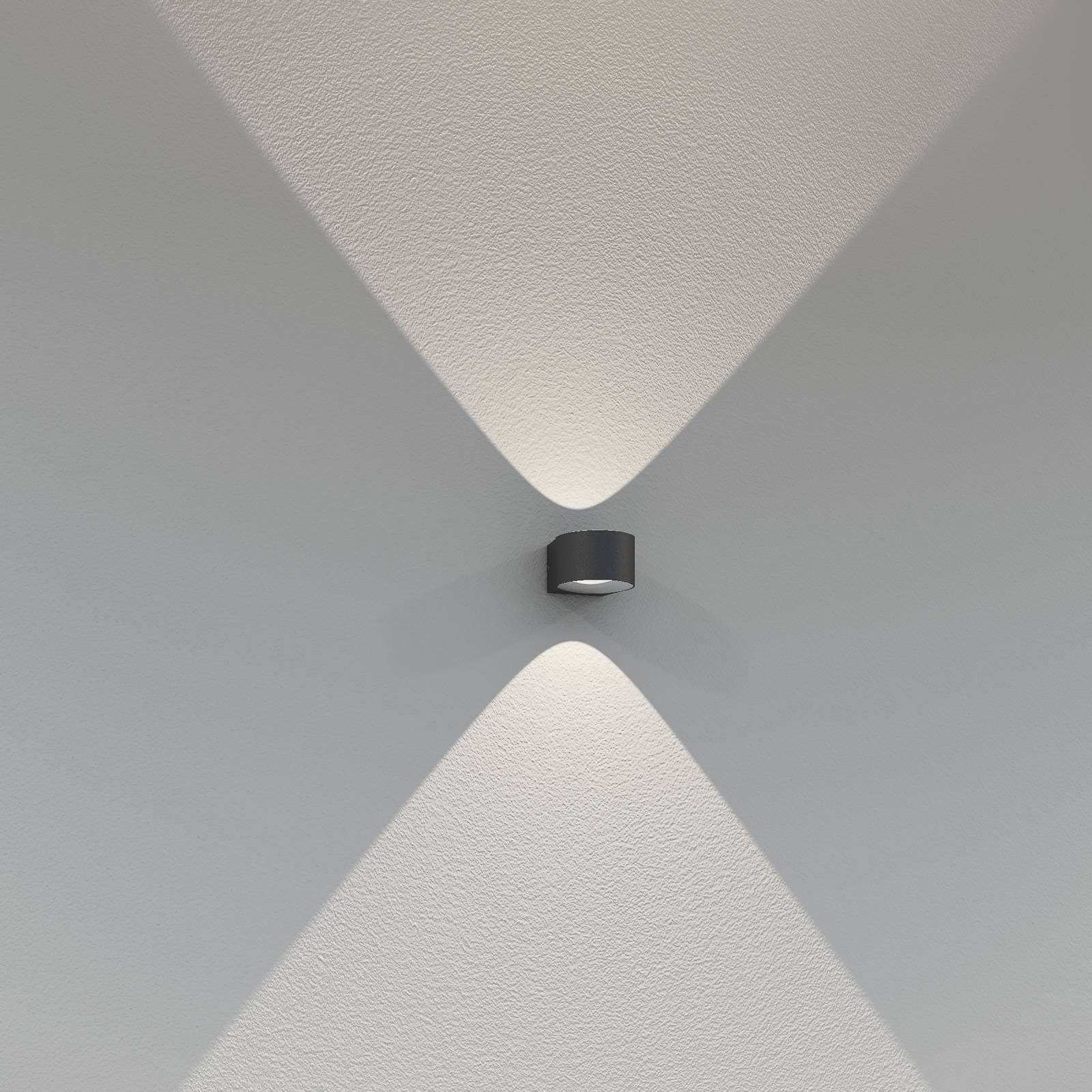 LED vonkajšie nástenné svietidlo CMD 9029 so sklenenými šošovkami