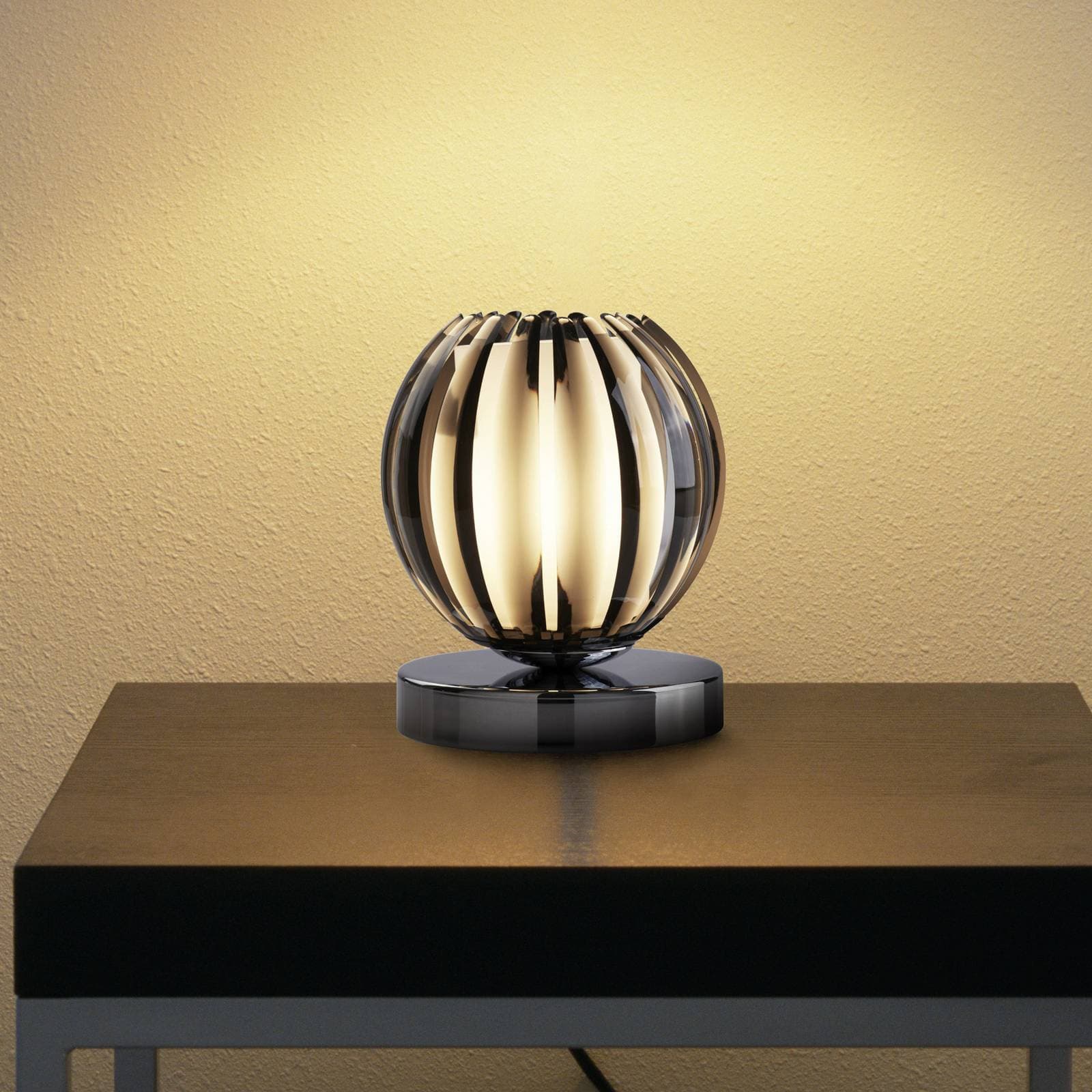 Stolná lampa Claw dotyková funkcia tienidlo dym