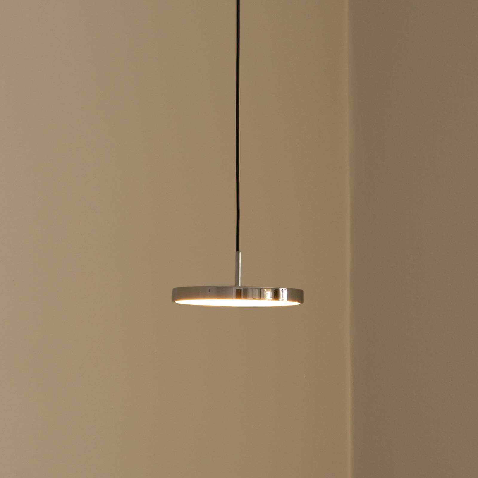 UMAGE LED závesné svietidlo Asteria Micro, leštená oceľ, Ø 15 cm