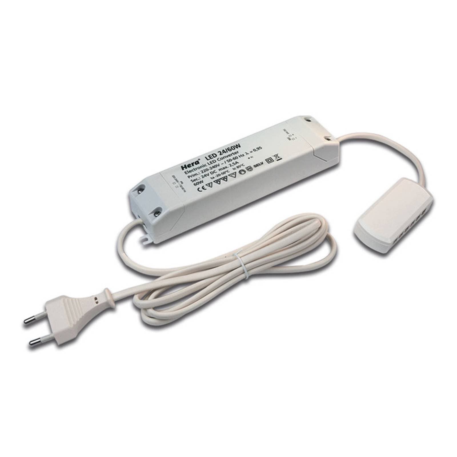 Transformátor LED 24/60W DC 24 V