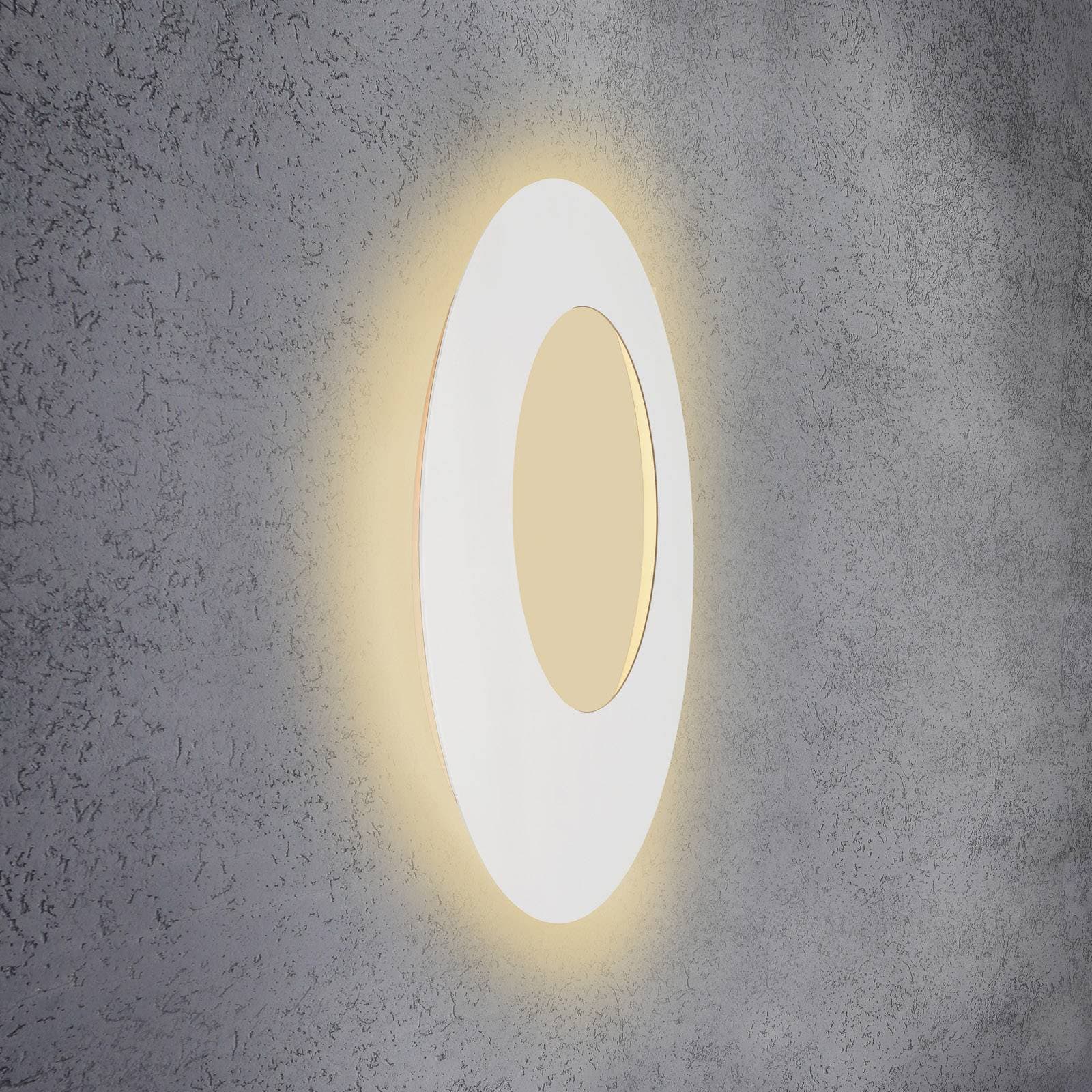 Escale Blade Open nástenné LED, biele, Ø 79 cm