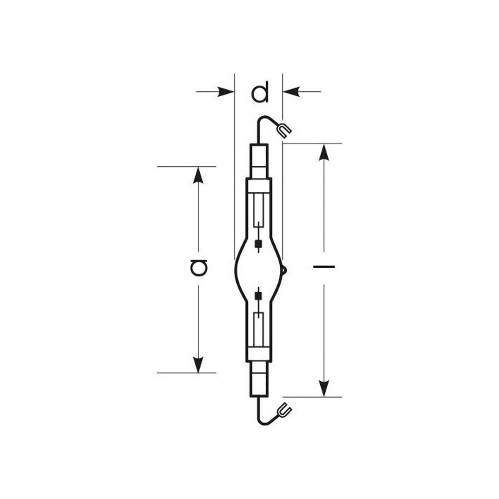 RADIUM Halogénová výbojka K12s 1000W HRI-TS NDL/S