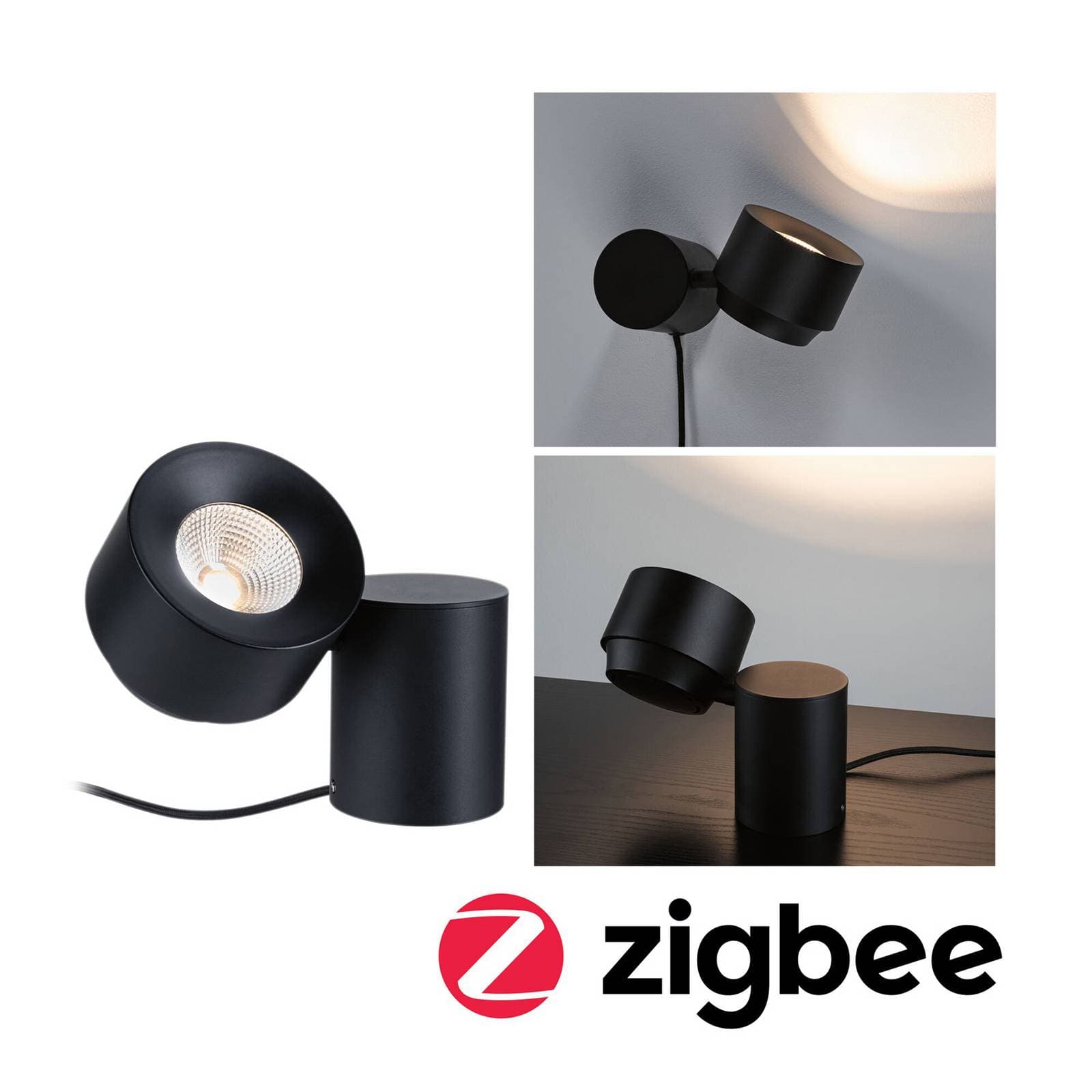 Paulmann Puric Pane ZigBee stolová lampa 16 cm