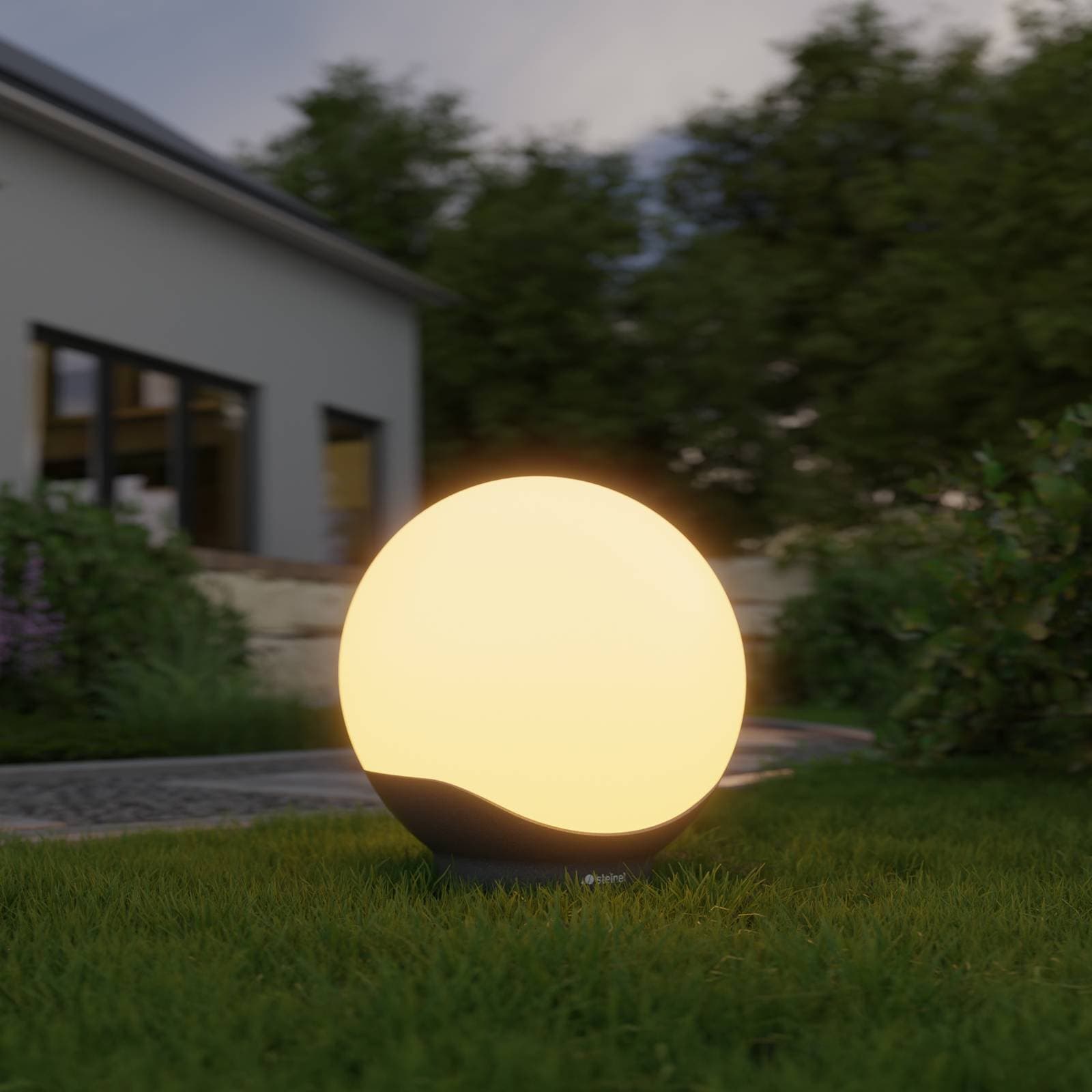 STEINEL Štartovacia sada Sphera 300 C, biela/čierna, RGBWW, IP65