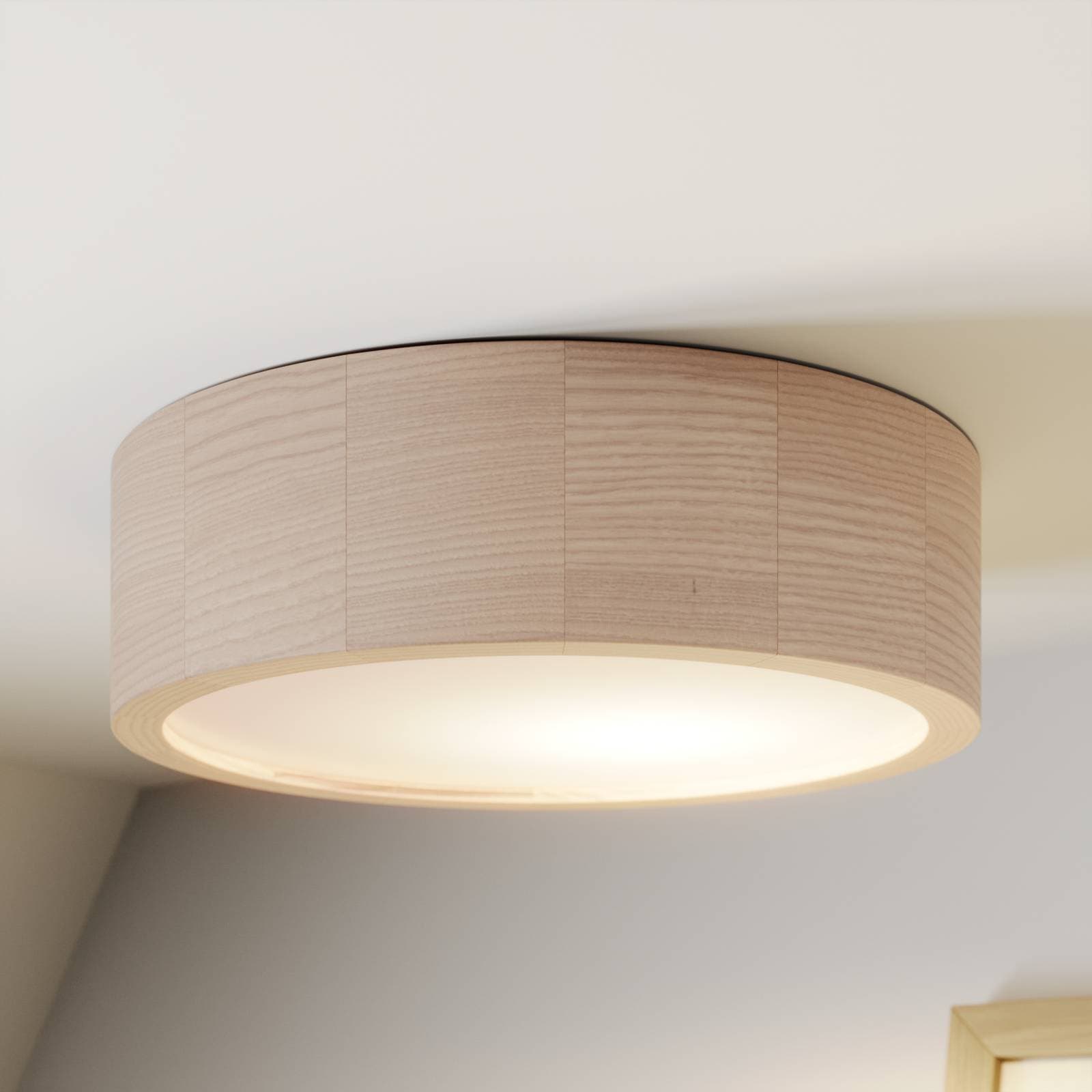 Envostar Kerio stropné svietidlo, Ø 27 cm, biele