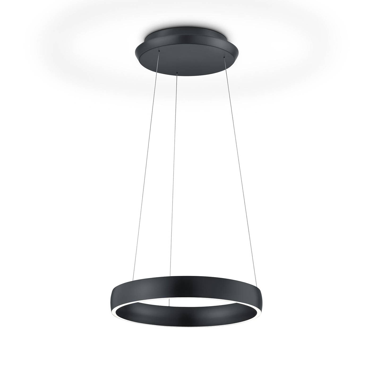 Závesné LED svetlo Sara-40 čierne 2 200 – 3 000 K