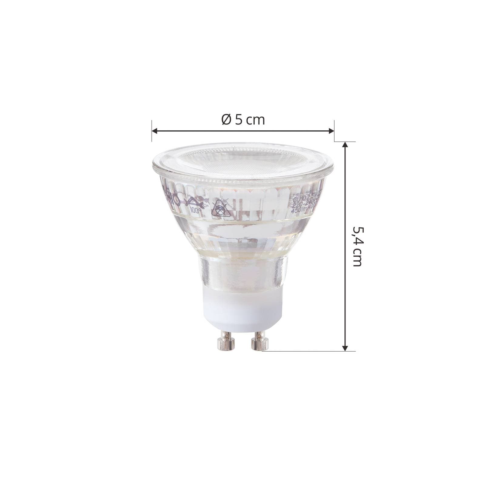 Arcchio LED žiarovka GU10 2,5W 4000K 450lm sada 5 kusov