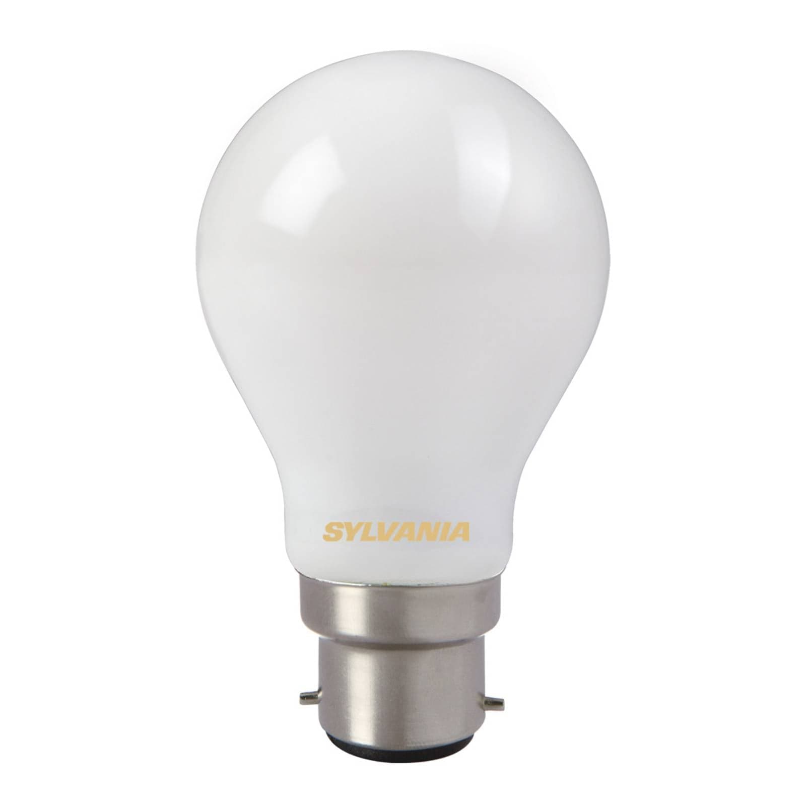 LED žiarovka, B22, 7 W, 827, matná, nestmievateľná