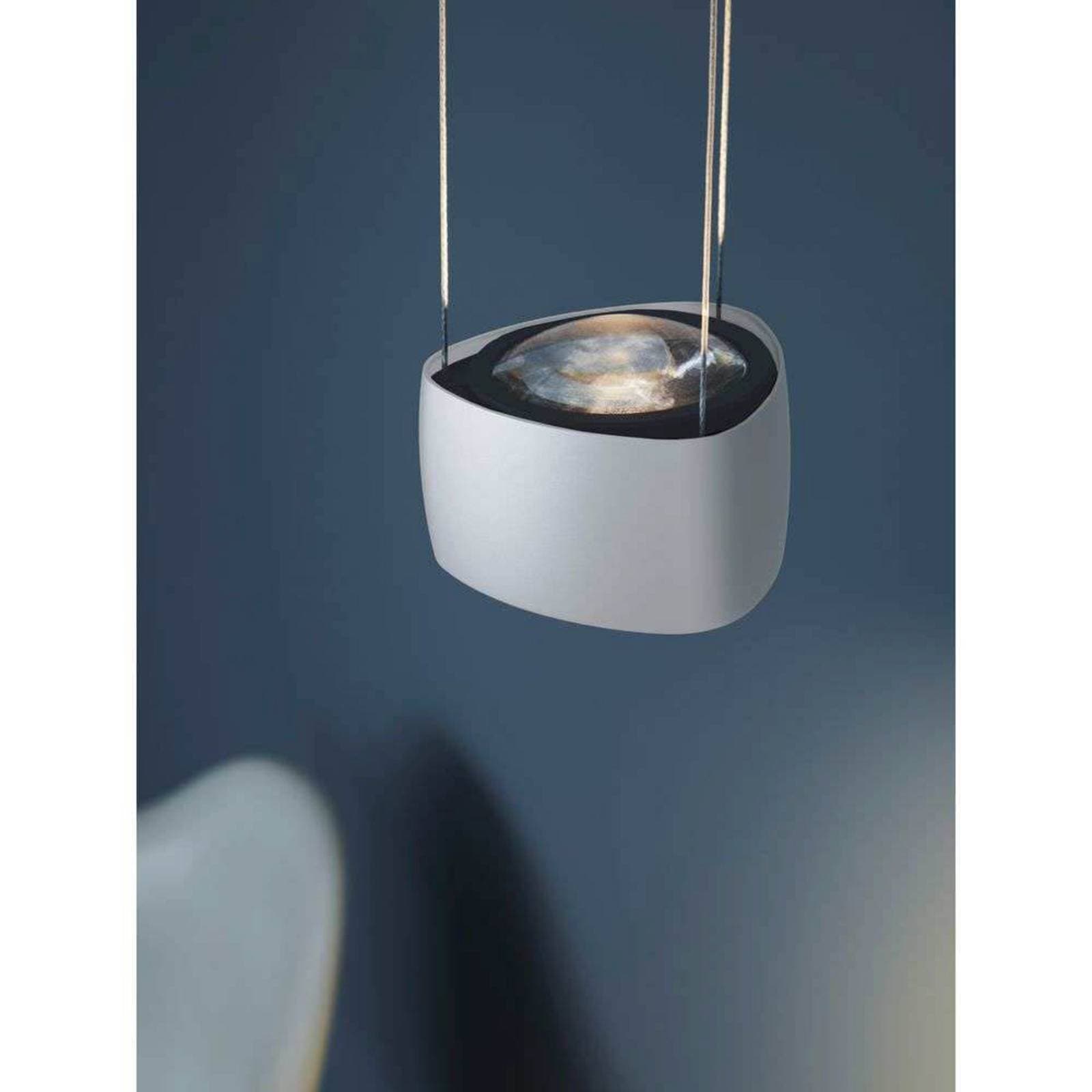LOOM DESIGN LED závesné svietidlo Air, biele, hliník, 13 cm