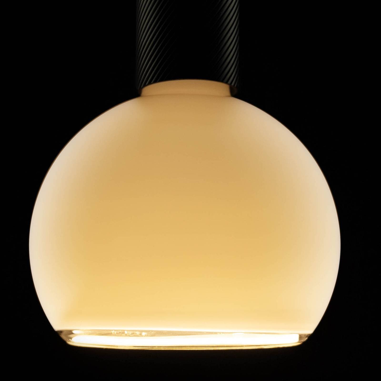 SEGULA LED žiarovka plávajúca, E27, biela G150 6 W 922 dim