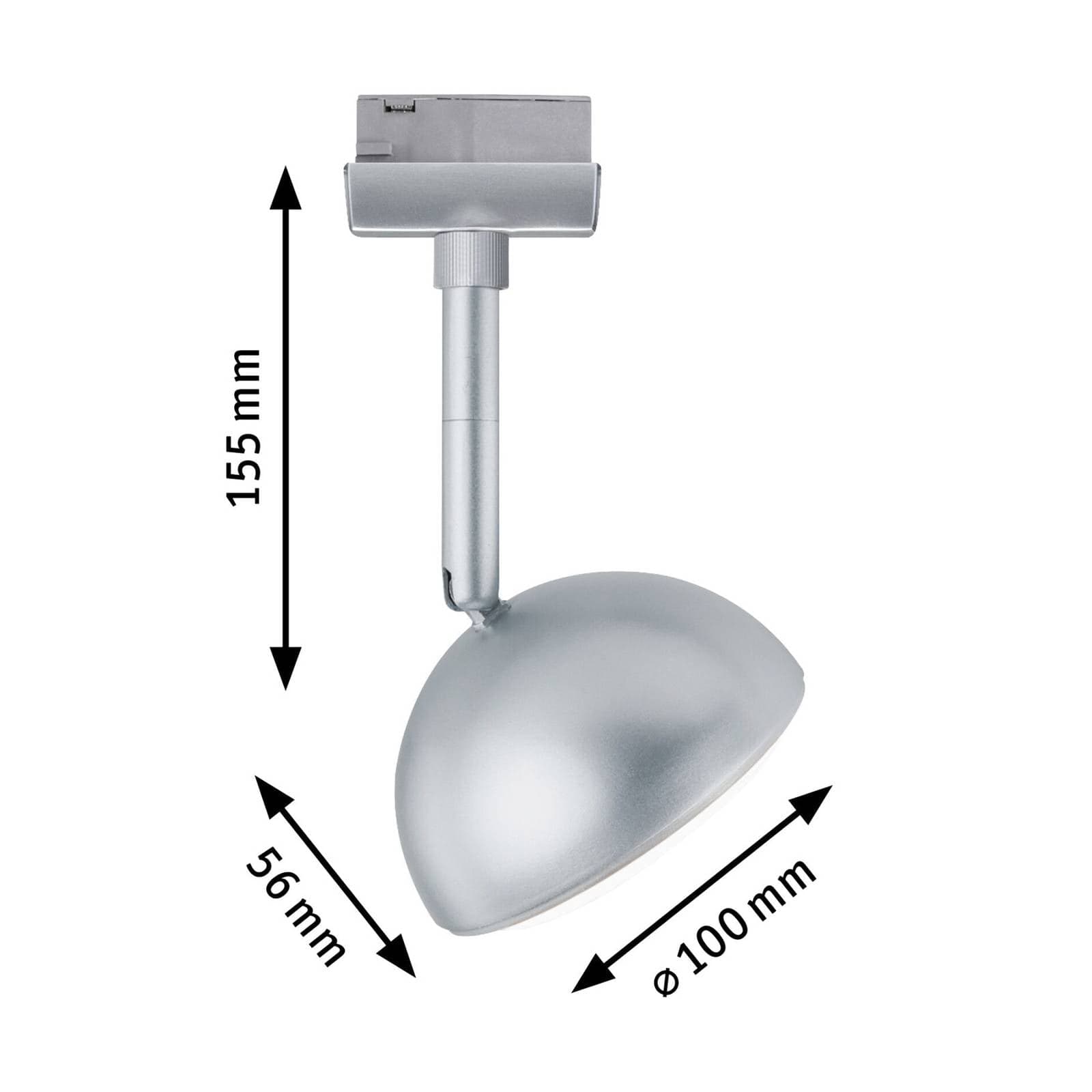 Paulmann URail Hemi LED bodové svetlá 3 000K chróm