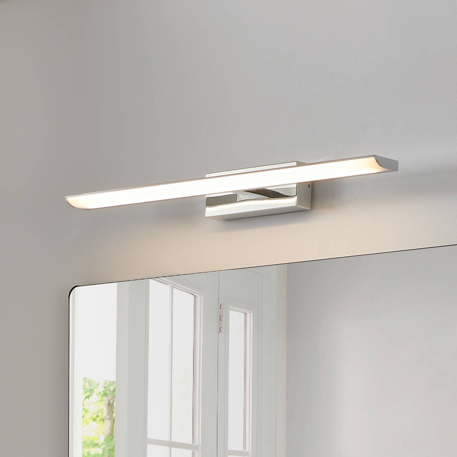 EGLO connect Smart LED zrkadlo svetlo Tabiano-Z, 60,5 cm, chróm