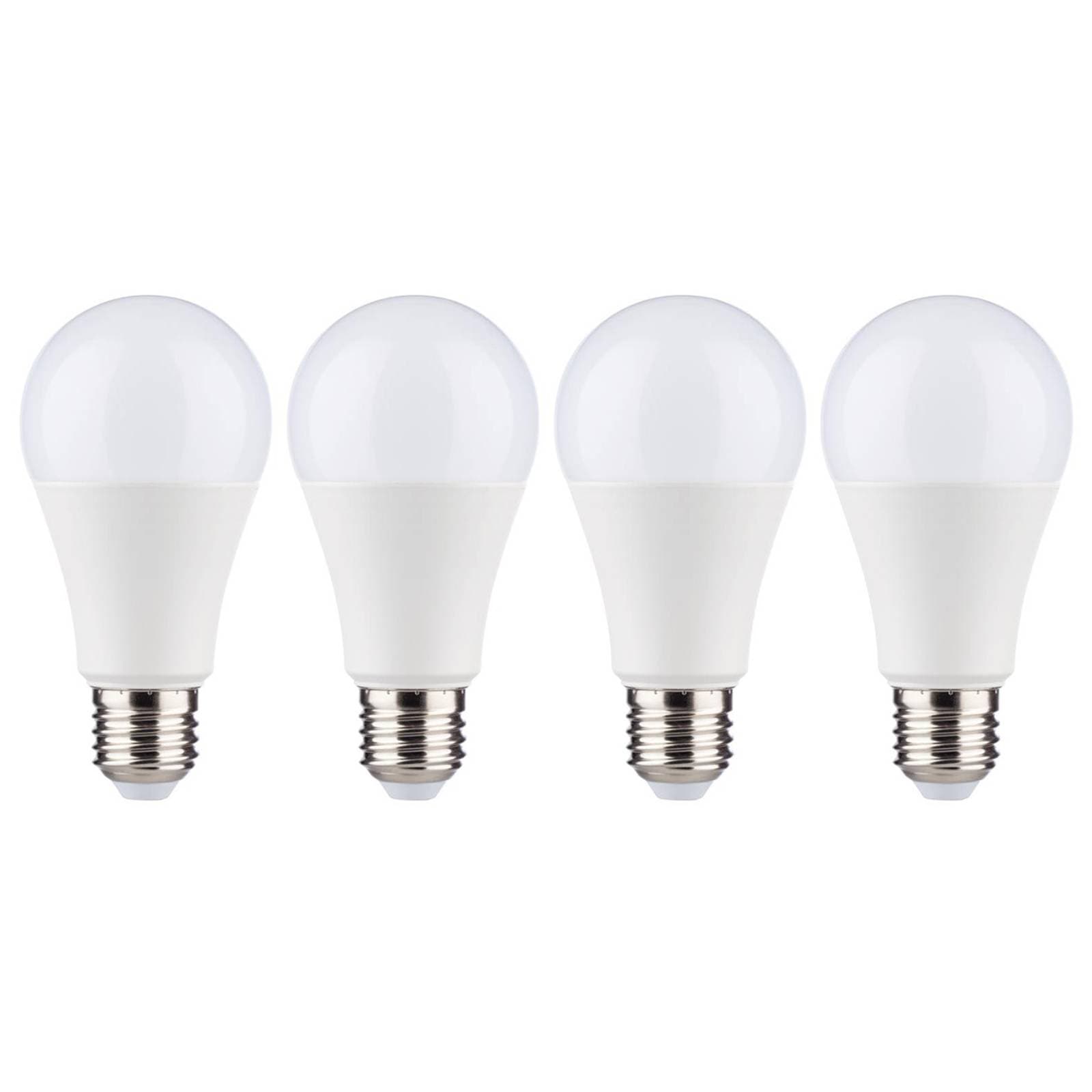 LED žiarovka E27 12W 2 700 K opál súprava 4 kusov