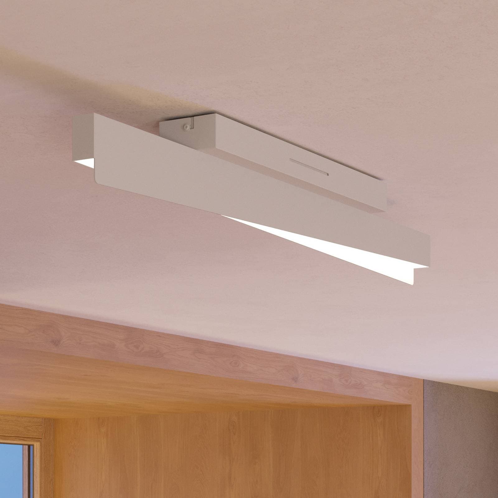 EGLO connect Smart stropné LED svetlo Bolognano-Z, sivá