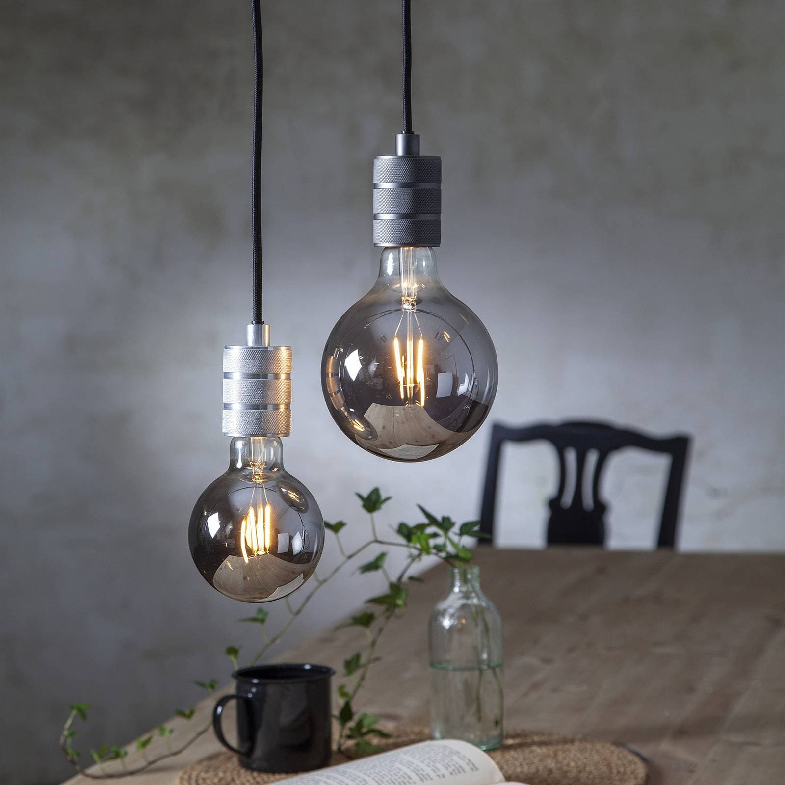 LED žiarovka E27 1,8W Plain Smoke 2100K Ø 95mm