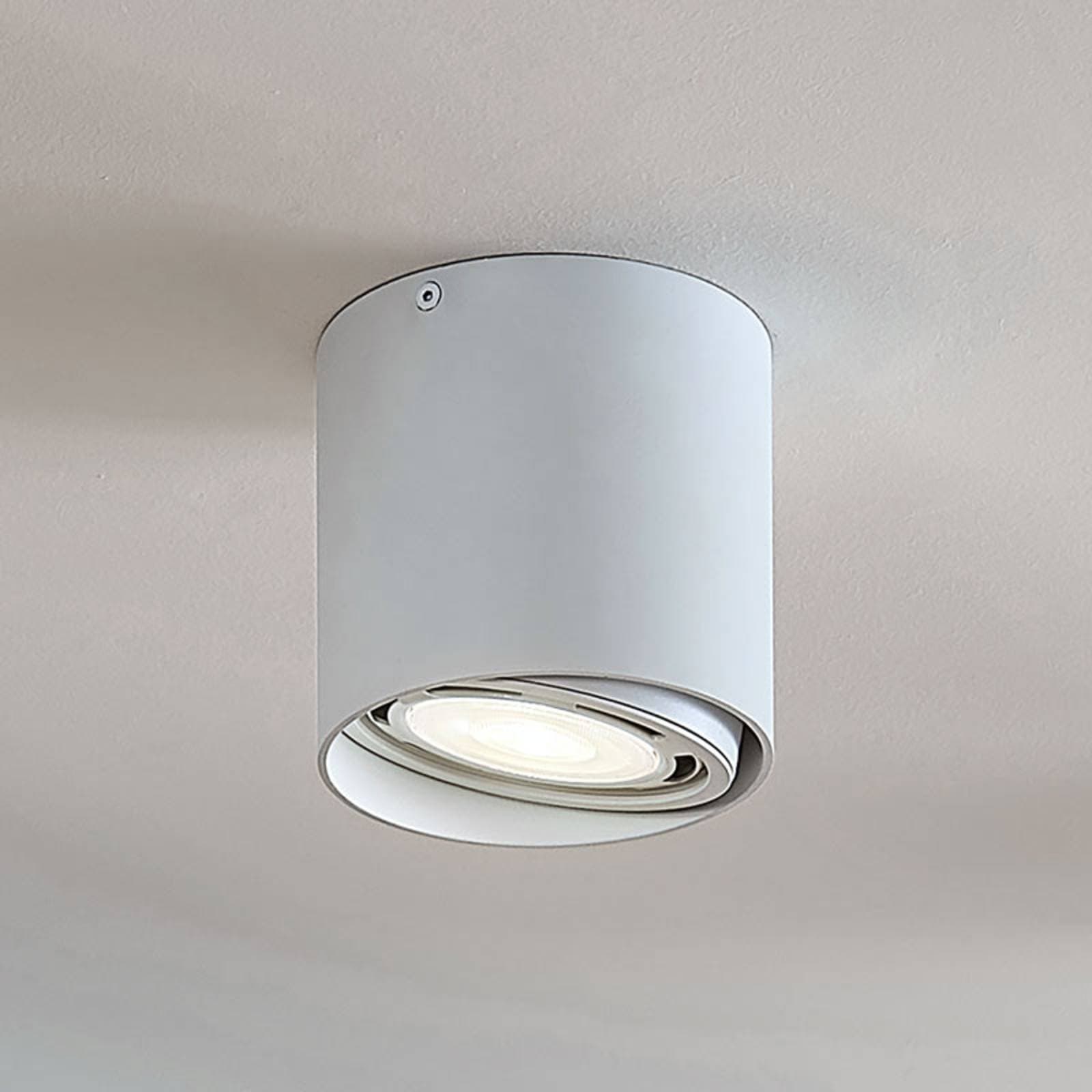 Arcchio stropné bodové svetlá Mabel, Ø 13 cm, biele, kov, GU10