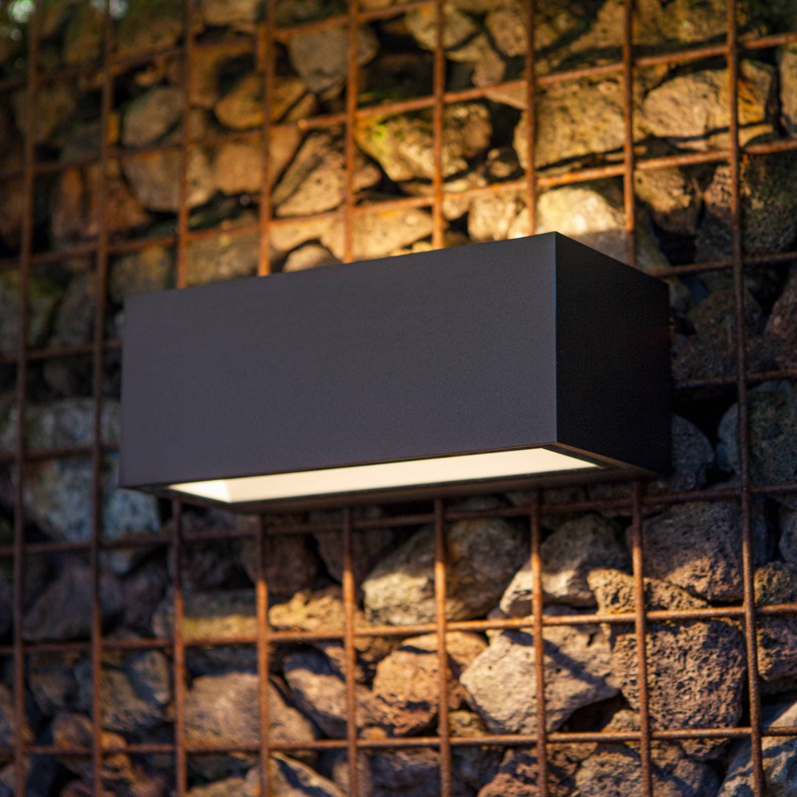 LED svietidlo Gemini 22 cm 3 000 K antracitová