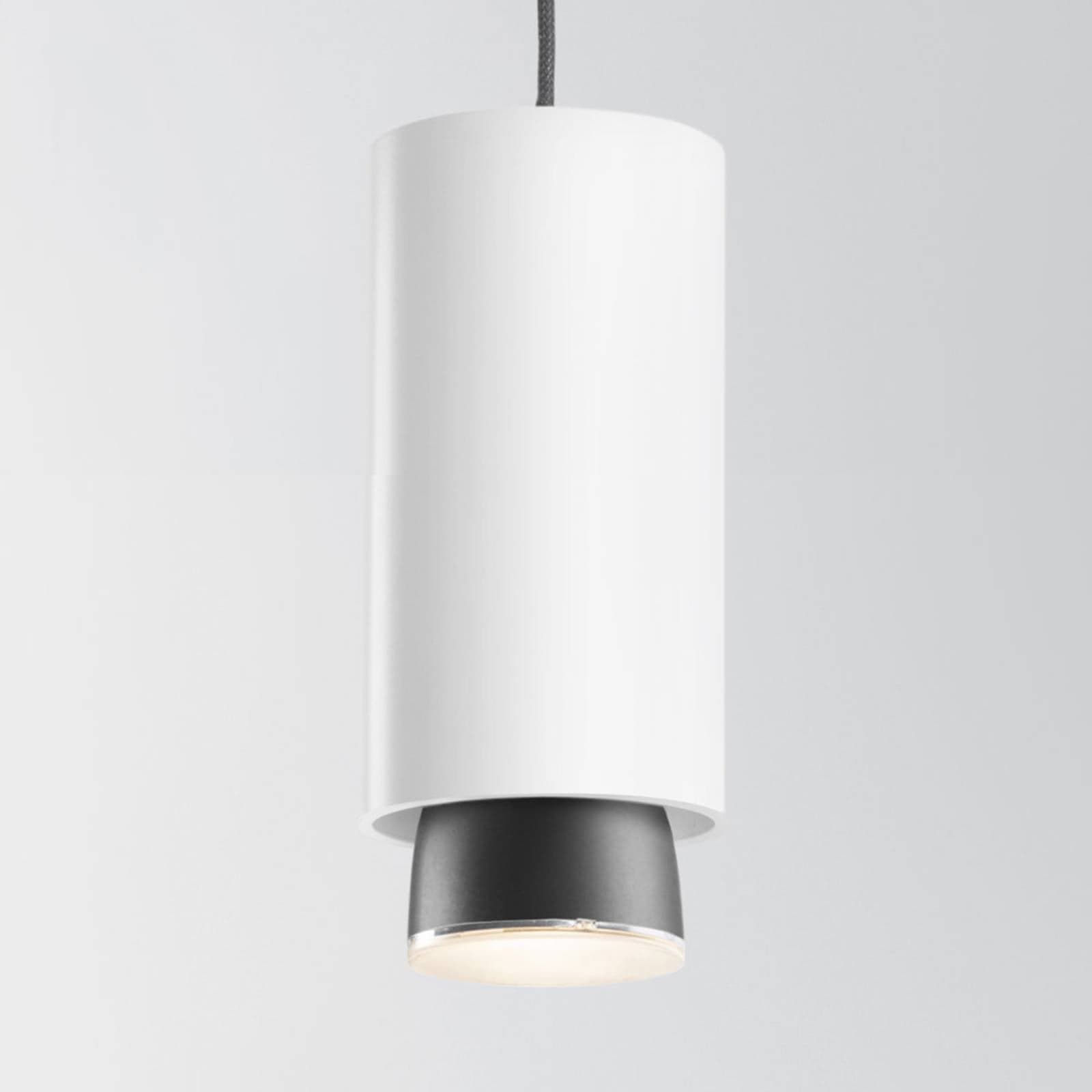 Fabbian Claque LED závesné svietidlo 20 cm biele