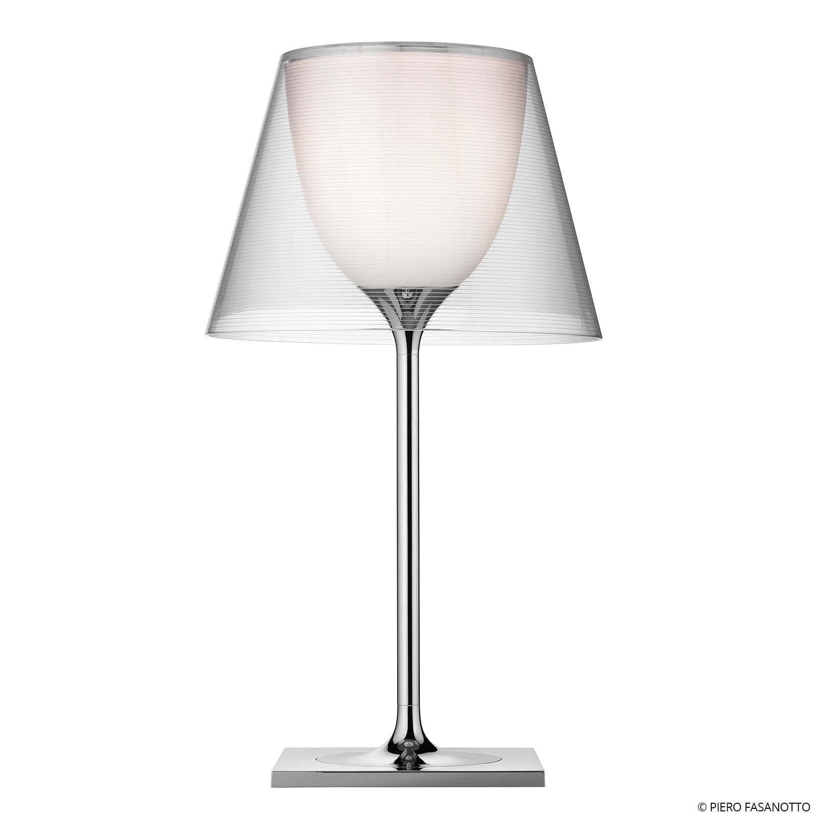 Stolná lampa FLOS KTribe T1, priehľadné sklo