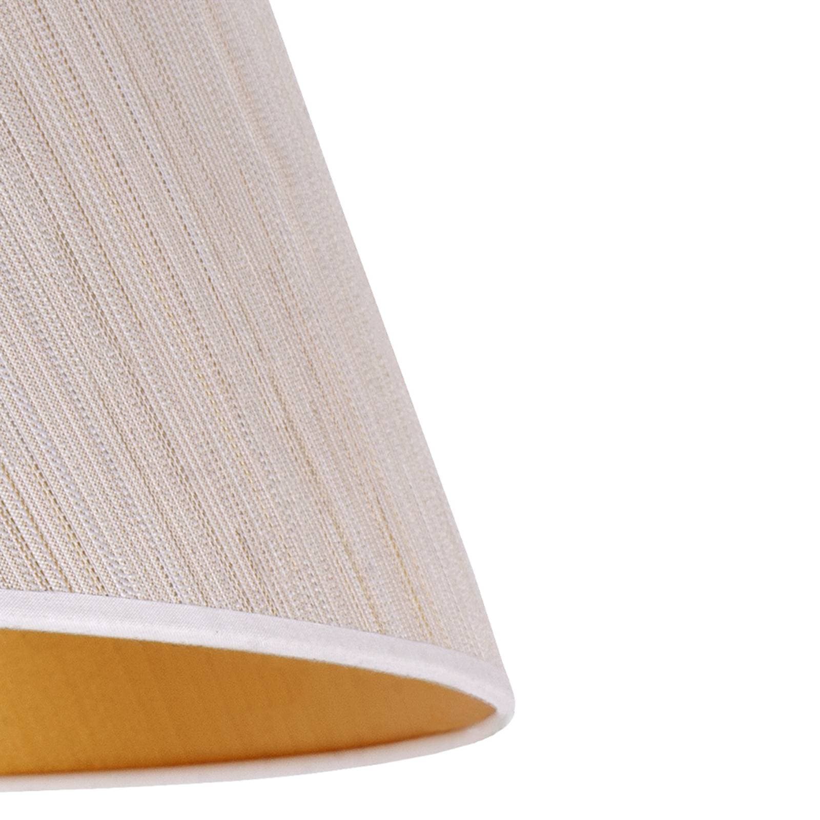 Tienidlo Sofia výška 21 cm, bielo-zlaté pruhované